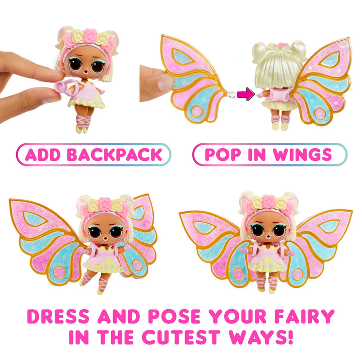 L.O.L. Surprise! Fairies Tots - 8 Collectible Dolls with Customizable Fairy Wings