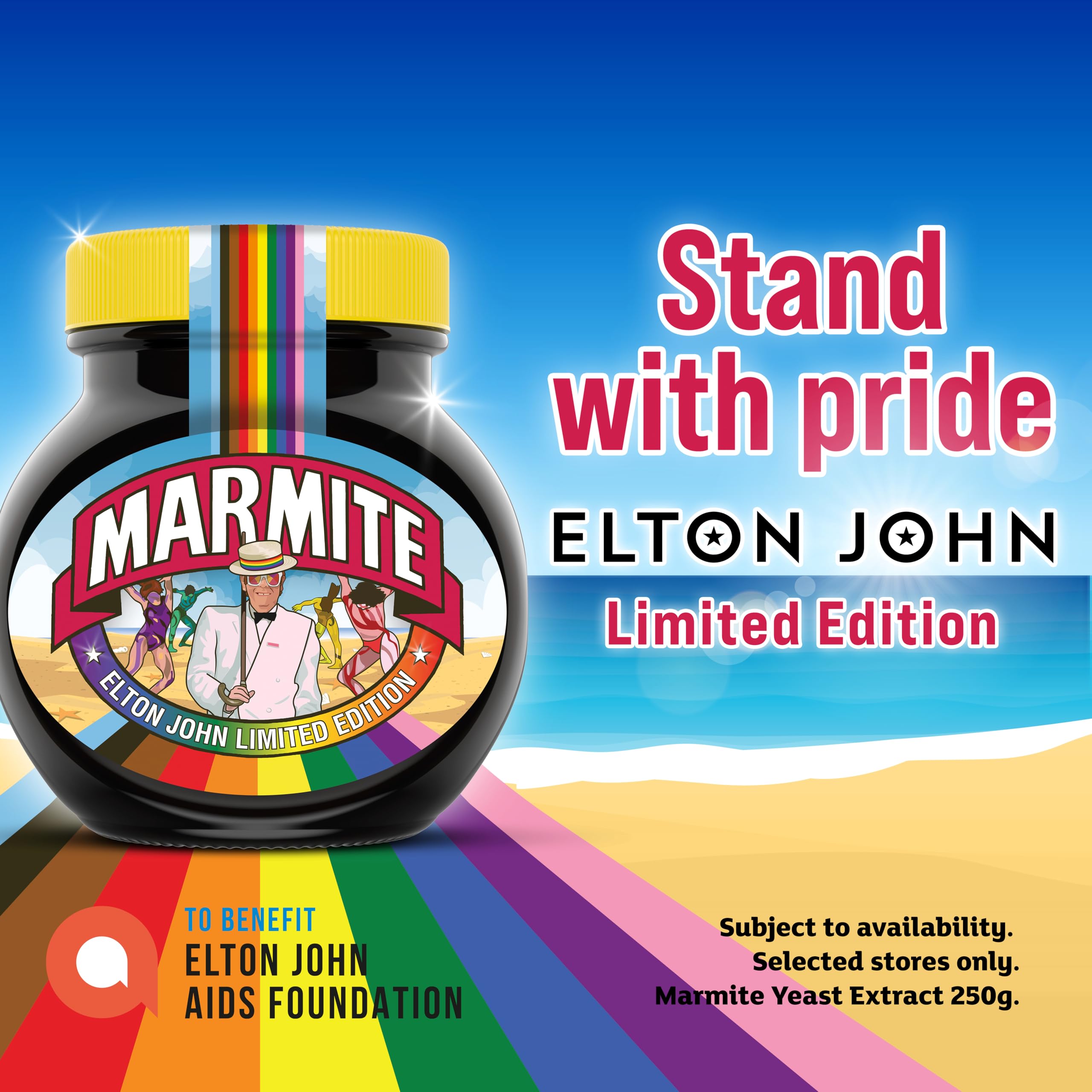 Marmite Elton John Limited Edition - I'm Still Standing Yeast Extract Spread 250g 9