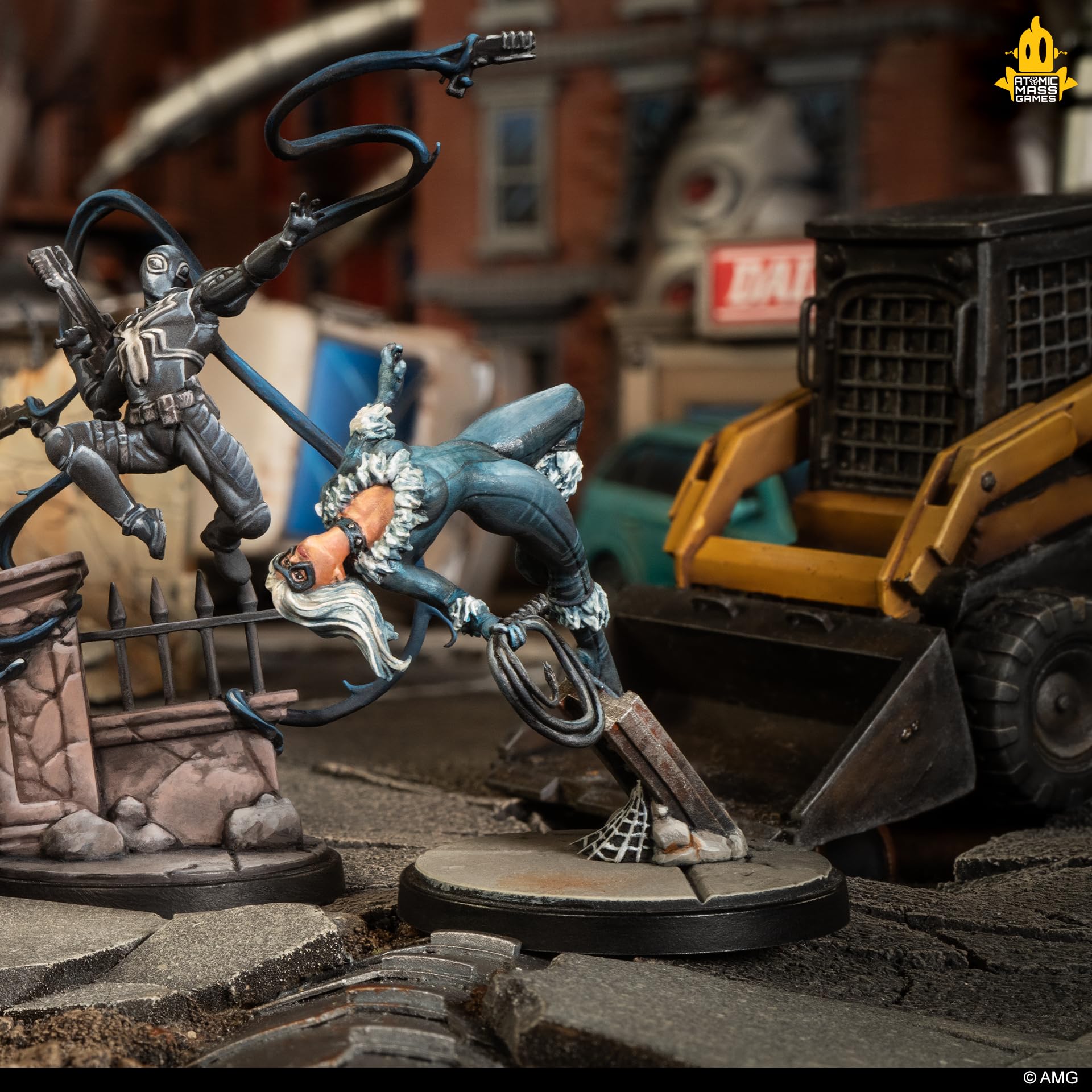 Asmodee Marvel: Crisis Protocol - Web-Swinging Heroes Affiliation Pack | 4 Miniatures | Ages 14+ 5