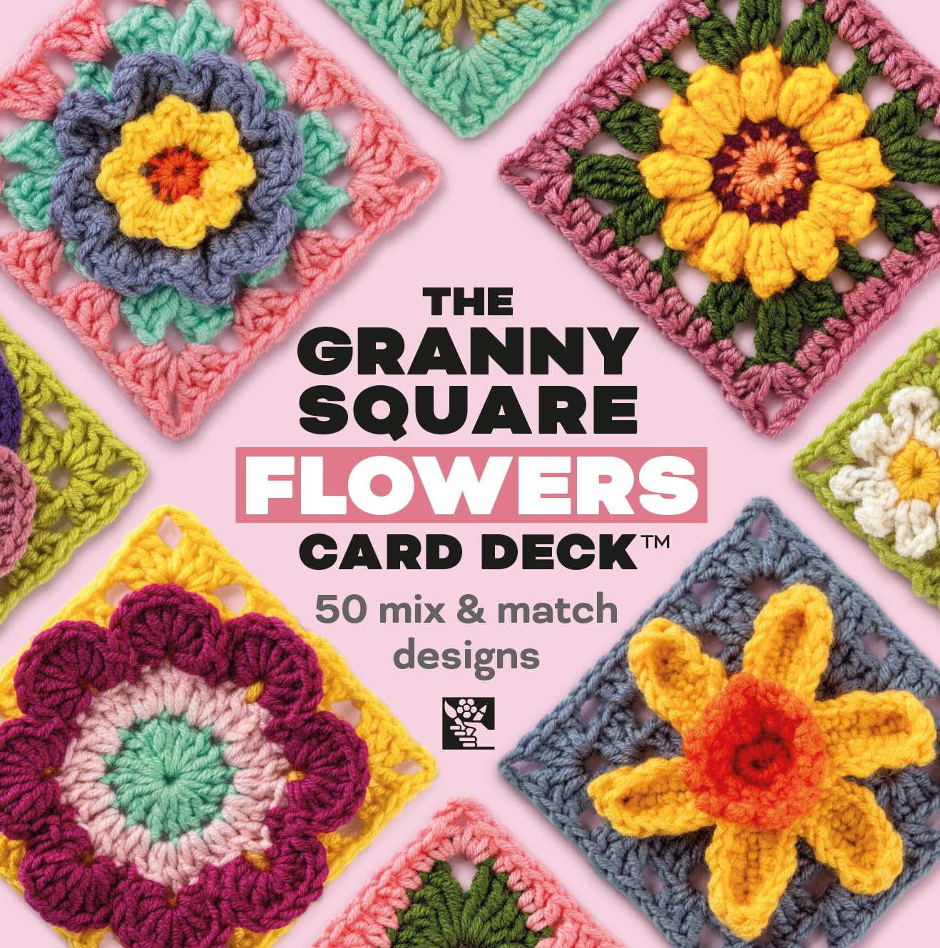 Search Press The Granny Square Flowers Card Deck™: 50 Mix and Match Designs | Crochet Charts & Booklet 2