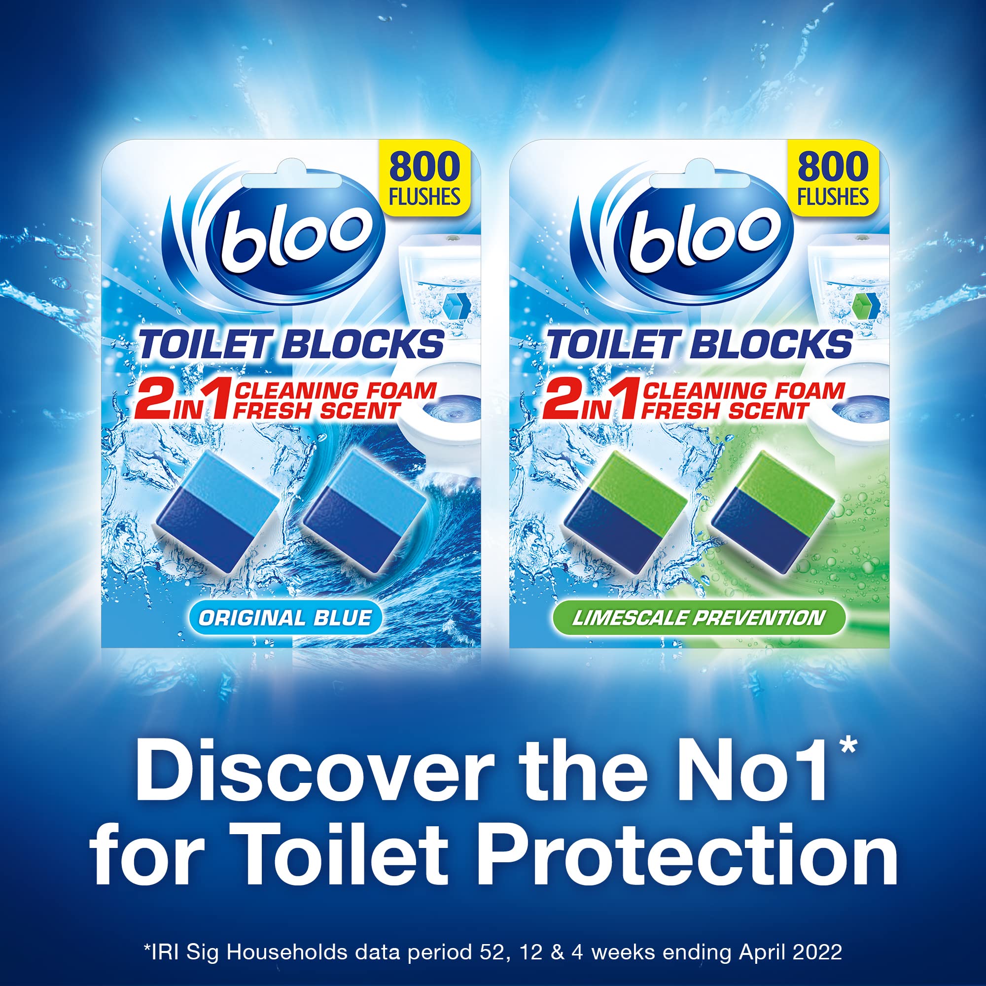 Bloo Toilet Cistern Blocks - Limescale Prevention & Freshness | Pack of 14 8