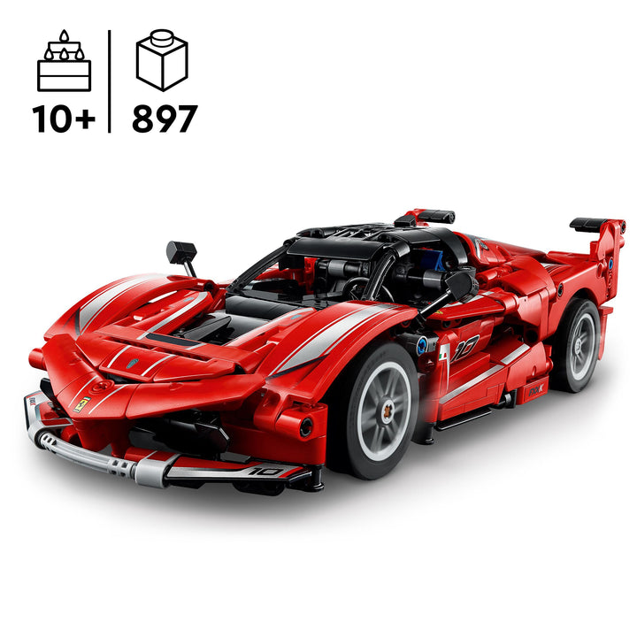 LEGO Technic Ferrari FXX K Buildable Model Car - Realistic Toy with Moving Pistons, Ages 10+
