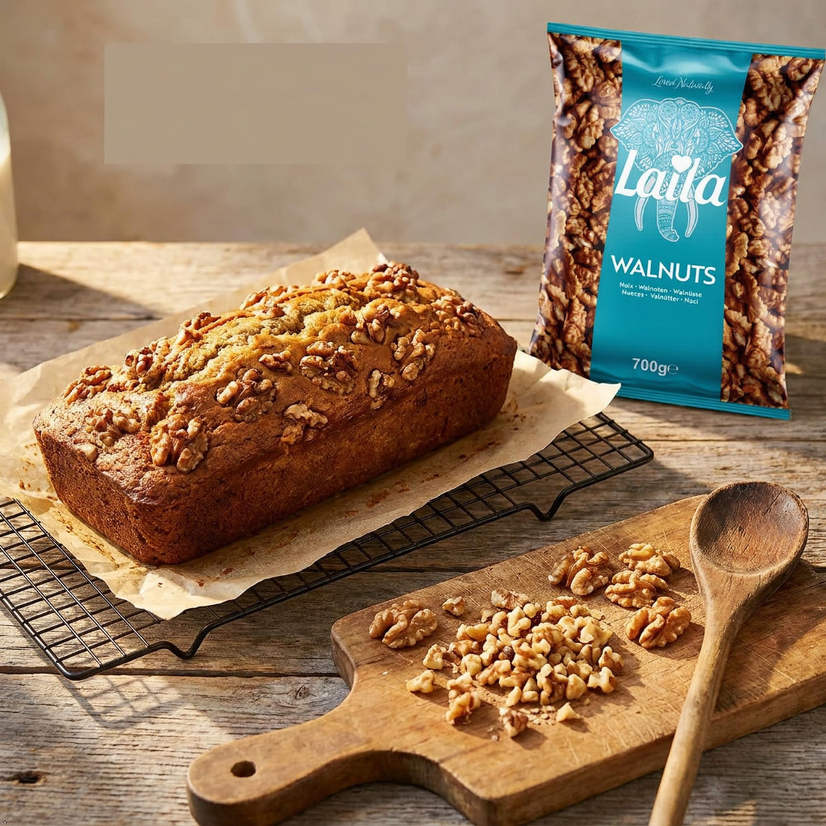 LAILA Walnuts for Cooking, Baking & Snacking - 700 g