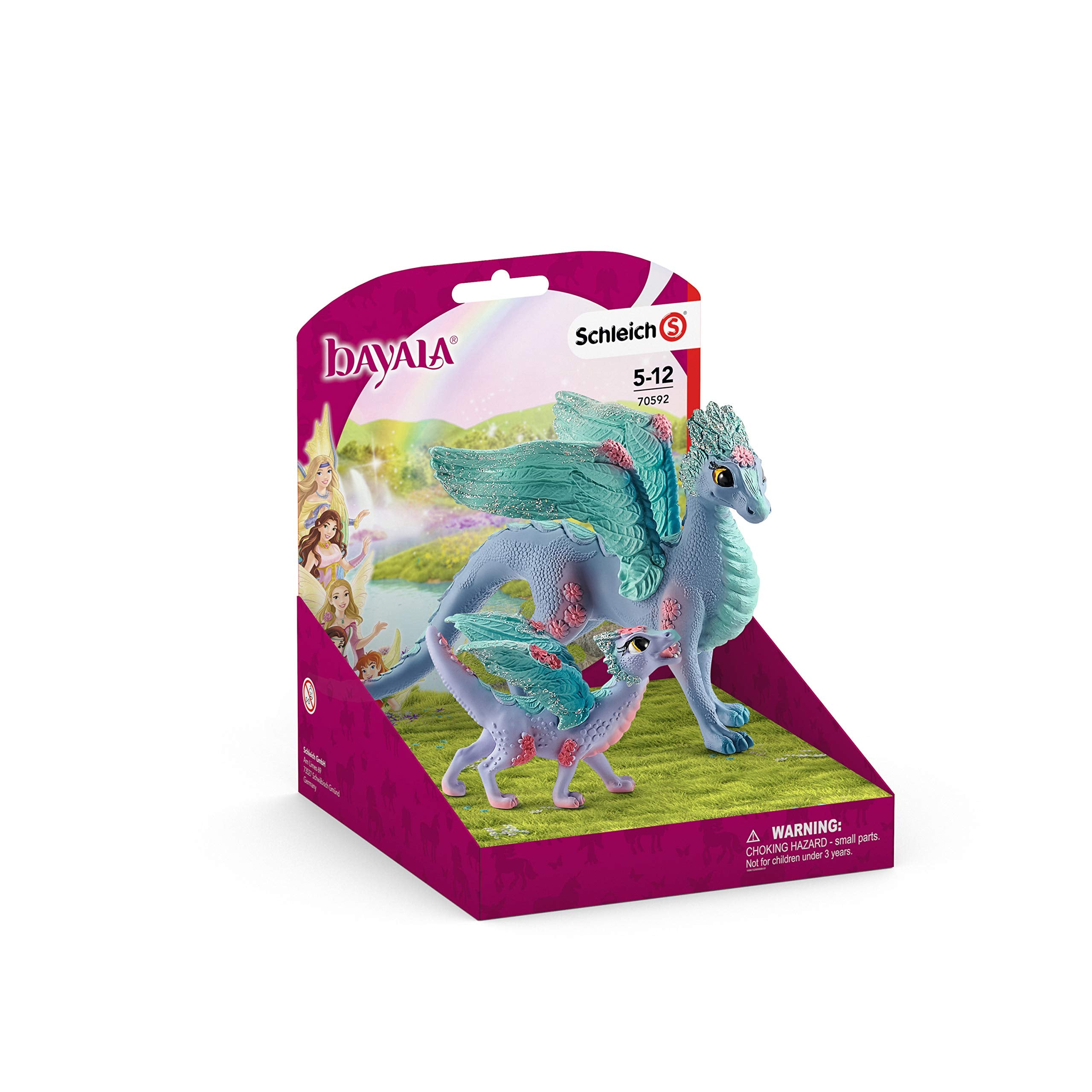 Schleich 70592 Flower Dragon and Child Bayala - Fantasy Playset for Kids 13