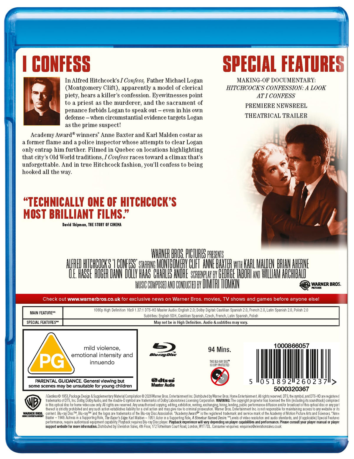 I Confess [Blu-ray]