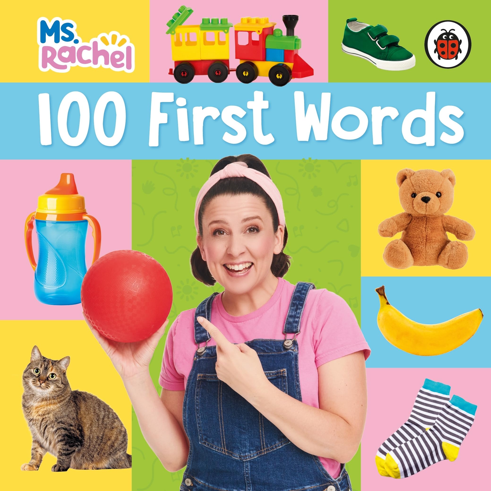 Ladybird Ms Rachel: 100 First Words Board Book | Encouraging Speech Development | Ages 1-2 1