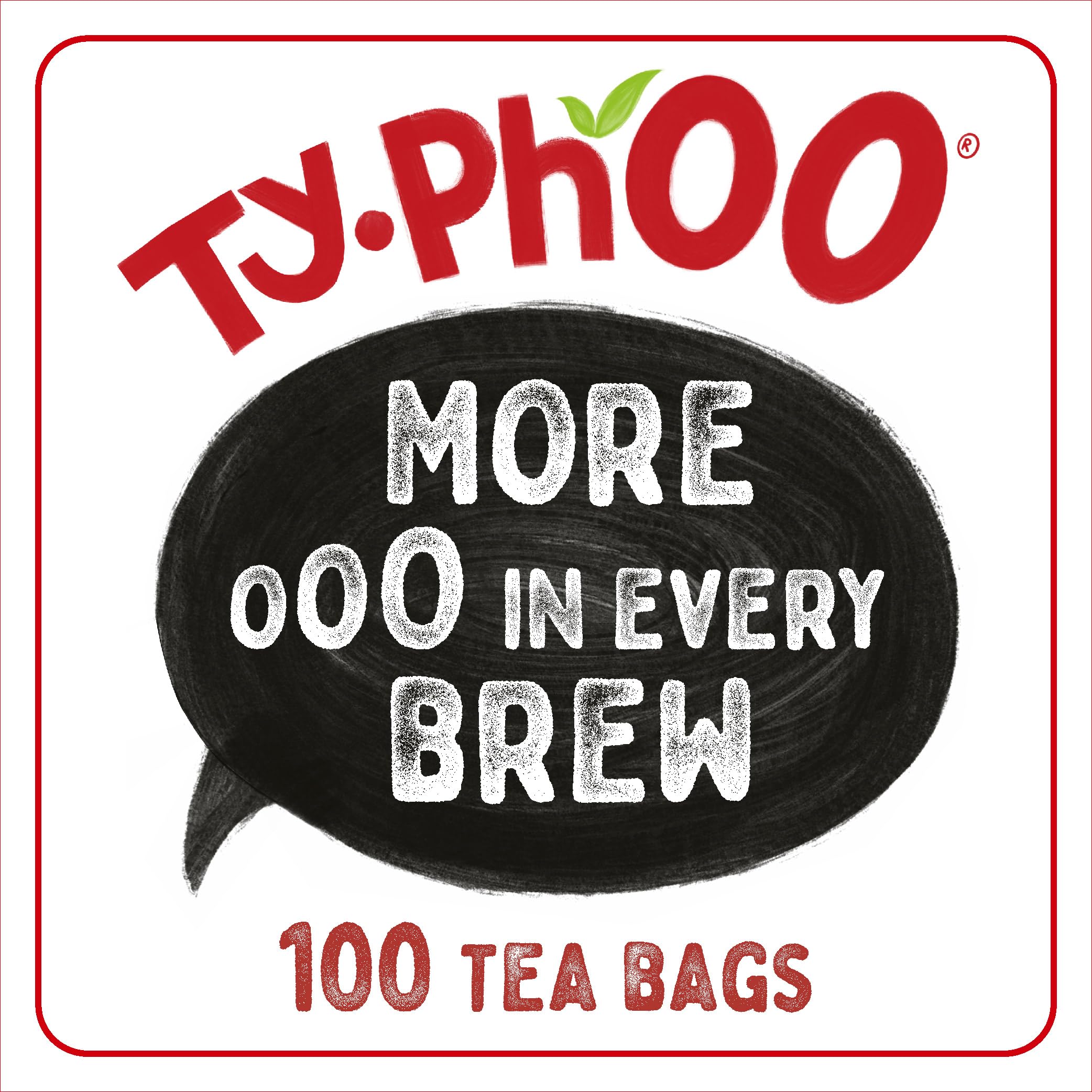TY.PHOO Black Tea Bags - 100 Count One Cup Bags | Smooth Classic British Blend