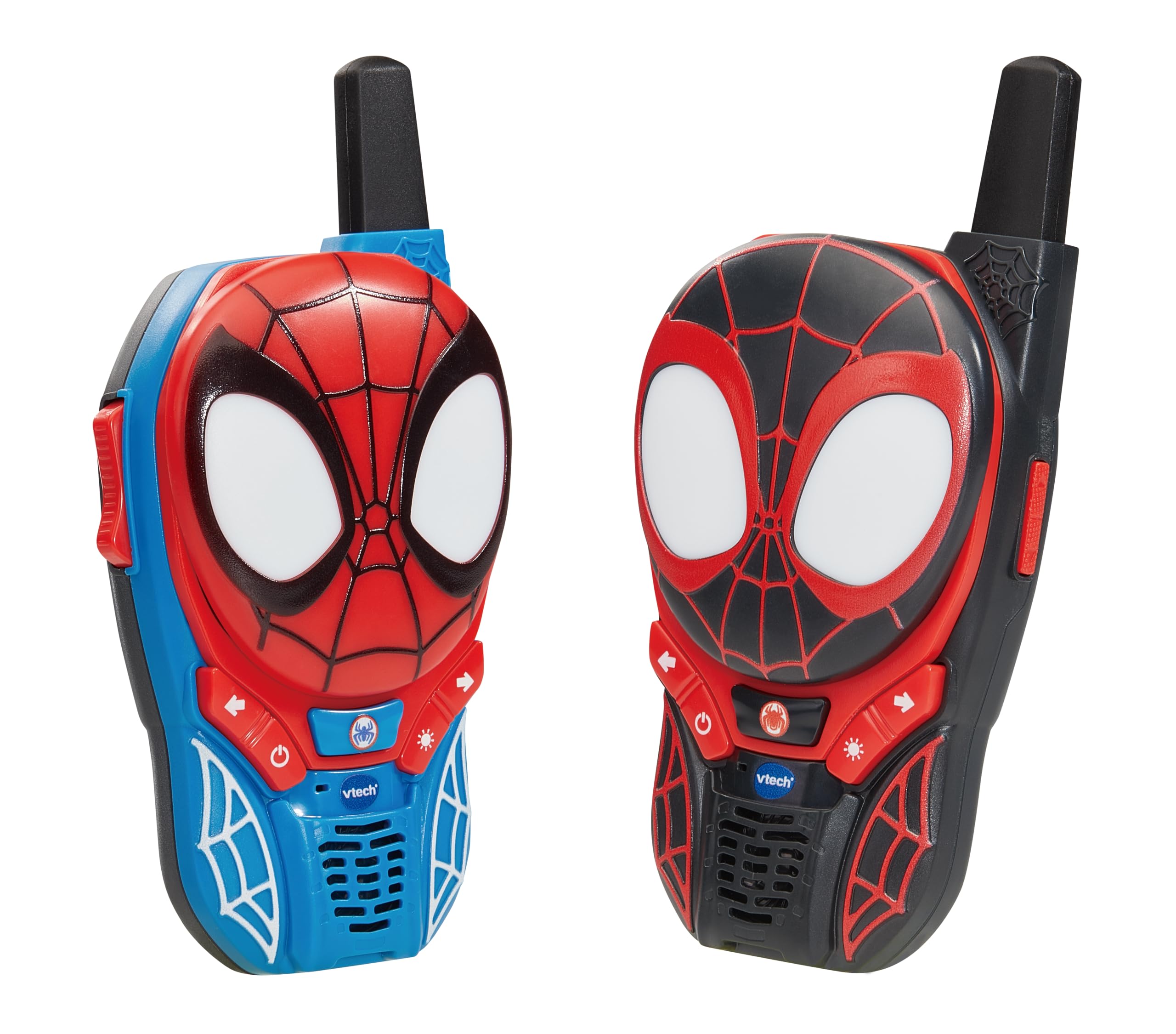VTech Spidey and His Amazing Friends Spidey-Sense Walkie-Talkies - 500ft Range, Light-Up Eyes, Ages 3-6 1