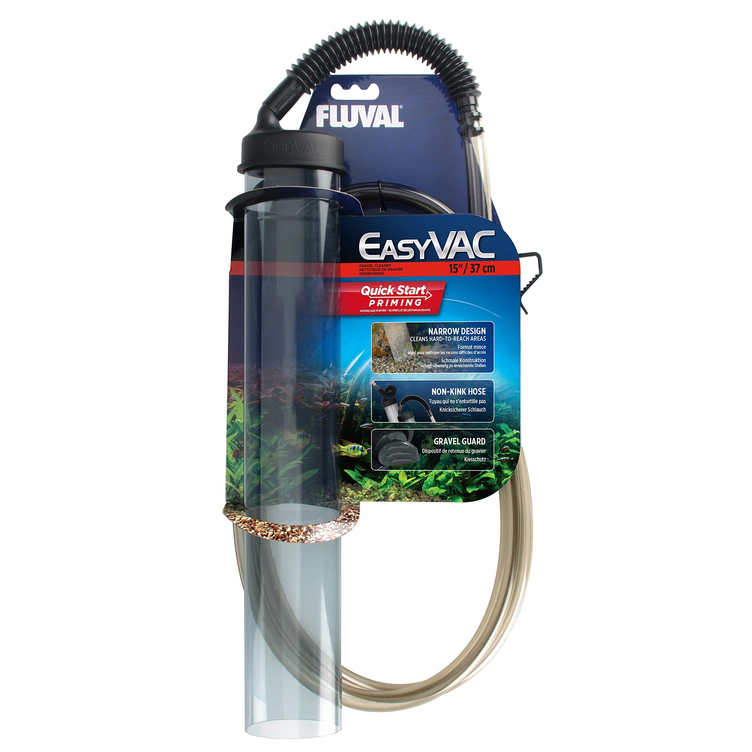Marina Easy Clean Medium Aquarium Gravel Cleaner - 37 cm (15') Length | Plastic