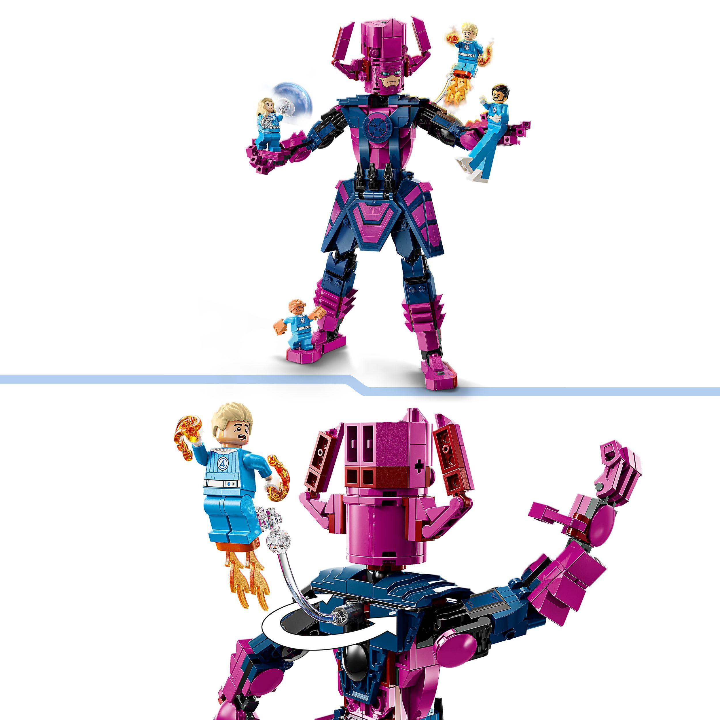 LEGO Marvel Fantastic Four vs. Galactus Construction Figure - Building Toy Set for Ages 9+