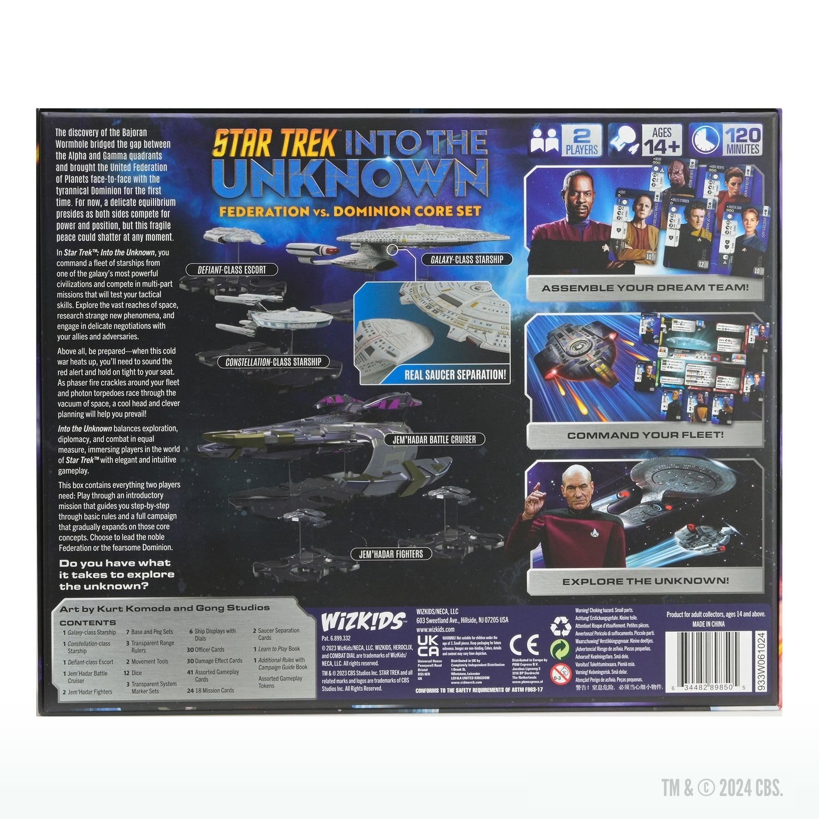 WizKids Star Trek: Into The Unknown - Federation vs. Dominion Core Set Board Game | Ages 15+ 2