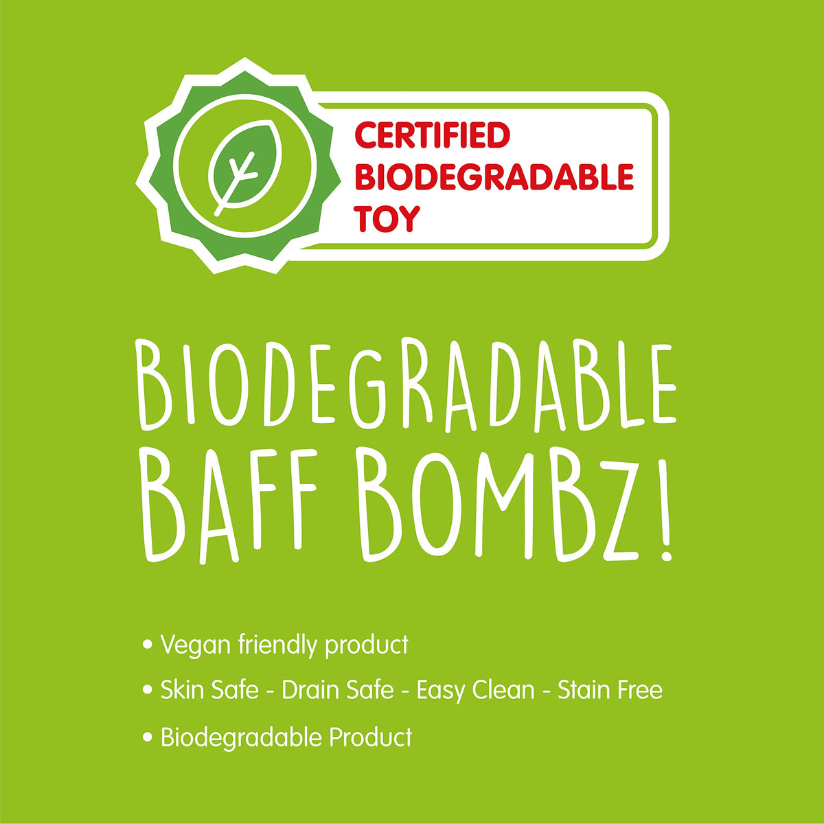 ZIMPLI Rocket Baff Bombz Bath Bombs - 3 x 110 g, Strawberry Scented