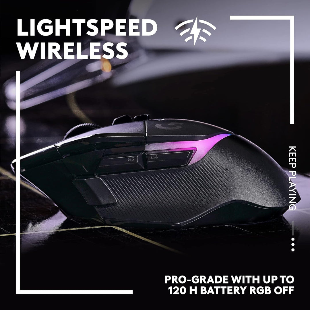 Logitech G502 X PLUS LIGHTSPEED Wireless RGB Gaming Mouse - Black