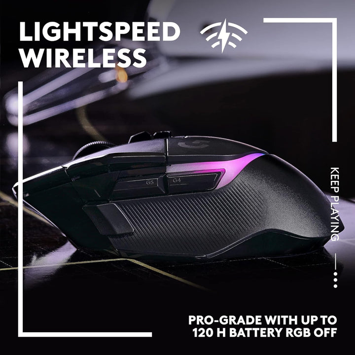 Logitech G502 X PLUS LIGHTSPEED Wireless RGB Gaming Mouse - Black