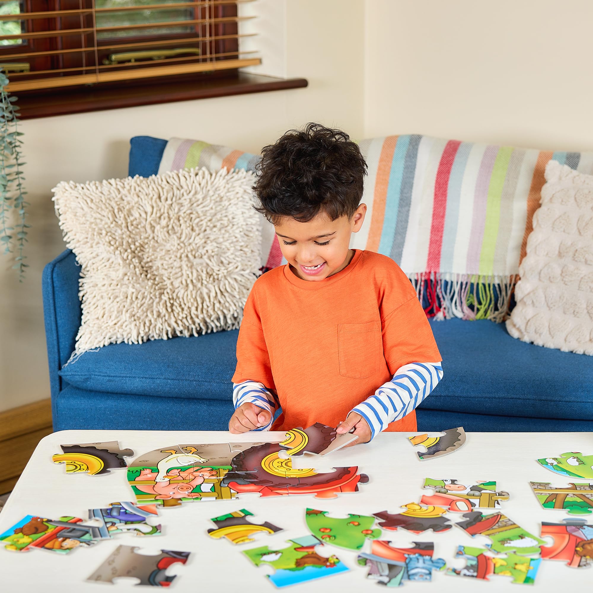 Orchard Toys Big Tractor Jigsaw Puzzle - 25 Piece Shaped Puzzle for Ages 3-6 | Includes Poster & Learning Guide 4