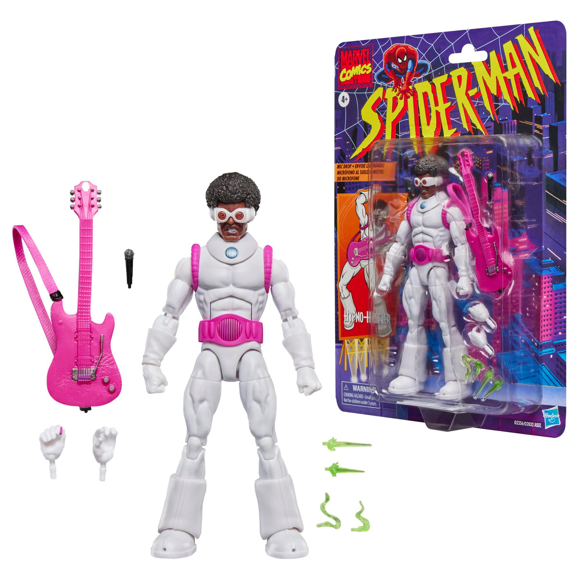 Spider-Man Marvel Legends Hypno-Hustler Action Figure - 15 cm, 8 Accessories