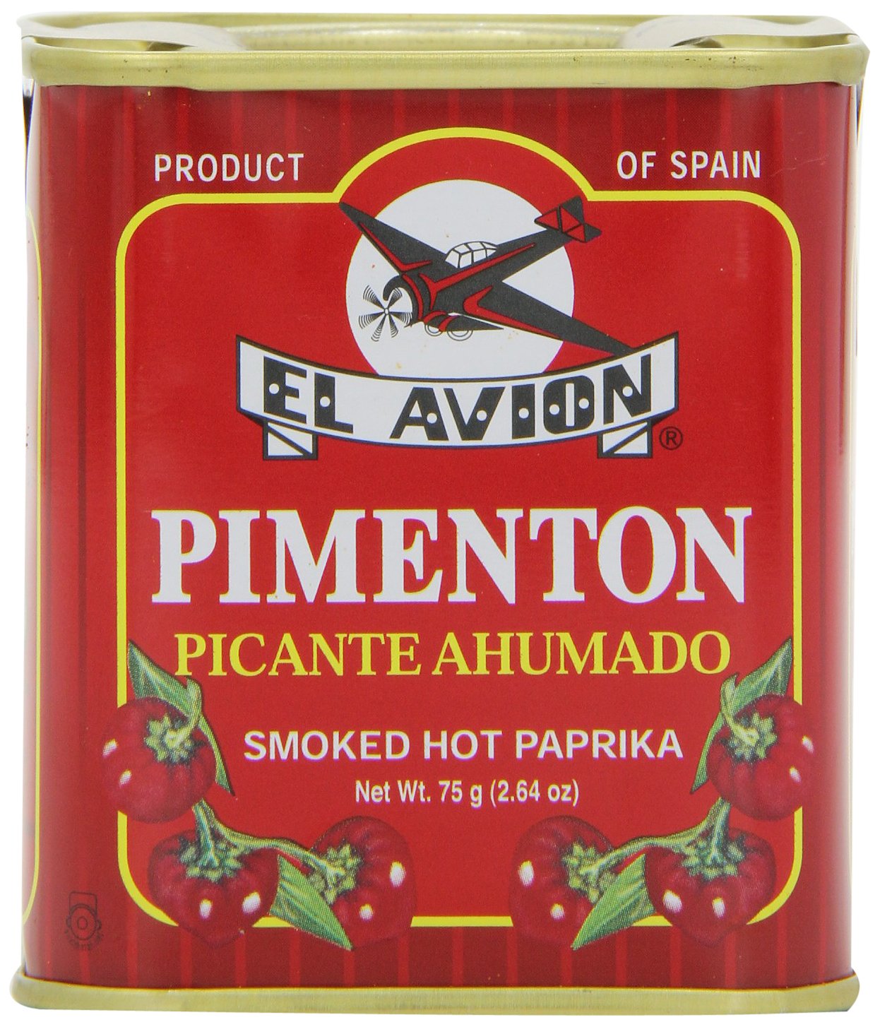 El Avion Smoked Hot Paprika - Pimenton Picante Ahumado | 75g Tin 3