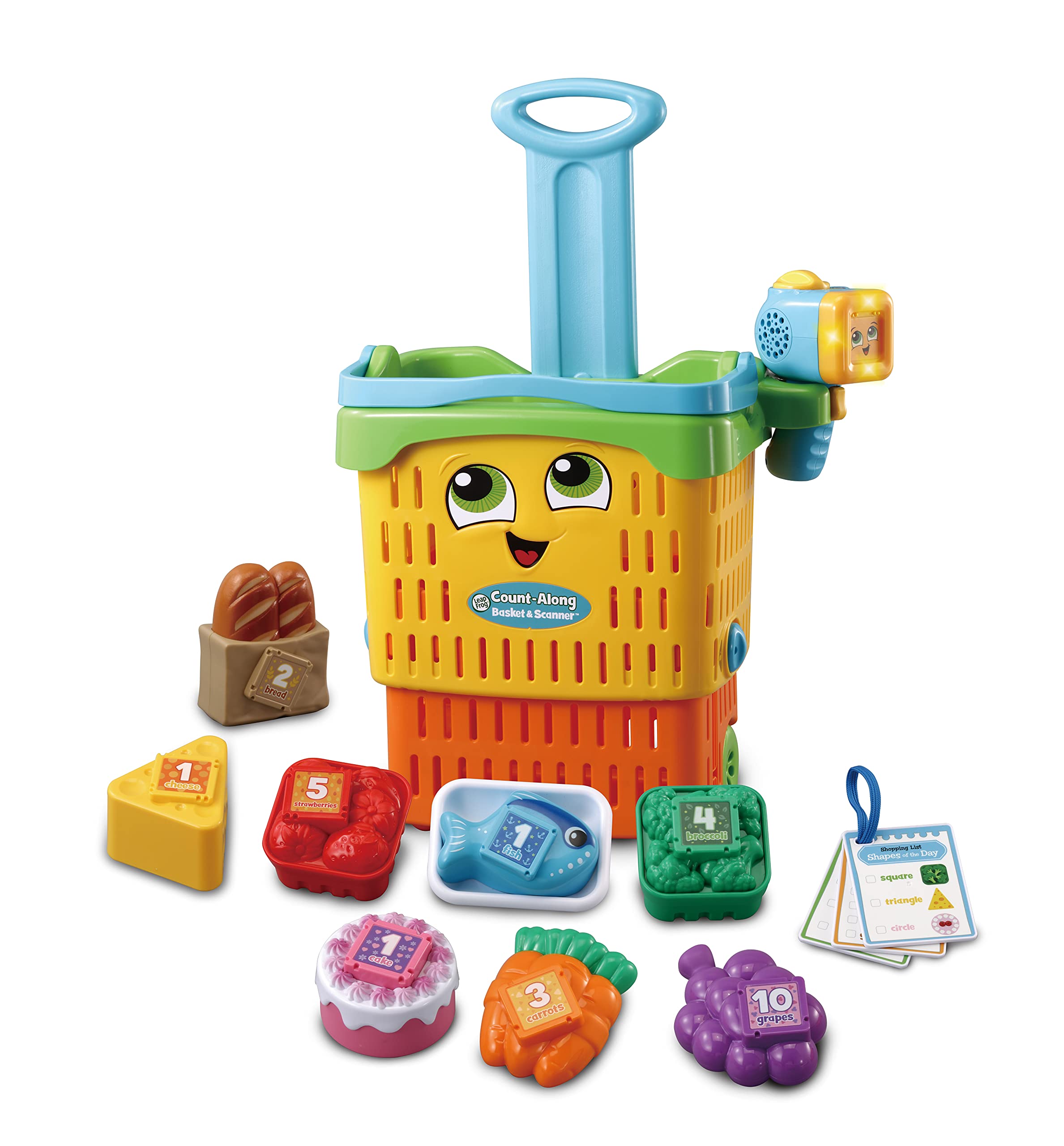 LeapFrog Count-Along Basket & Scanner Roleplay Toy | Ages 2-5 Years | Interactive Learning 1