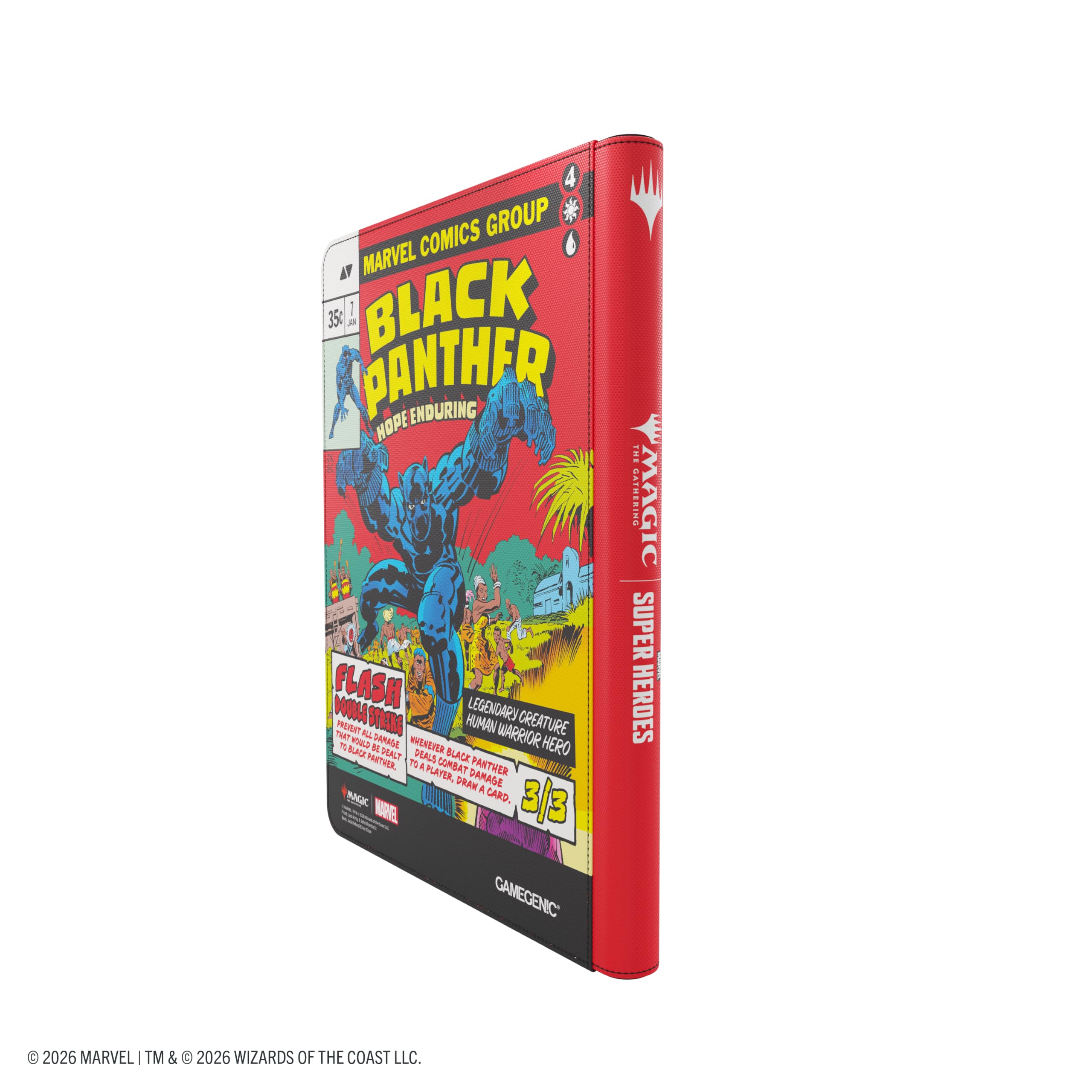Gamegenic Marvel Super Heroes Zip-Up Album - Holds 360 Cards | Side-Loading Pockets | Licensed Marvel Design 3