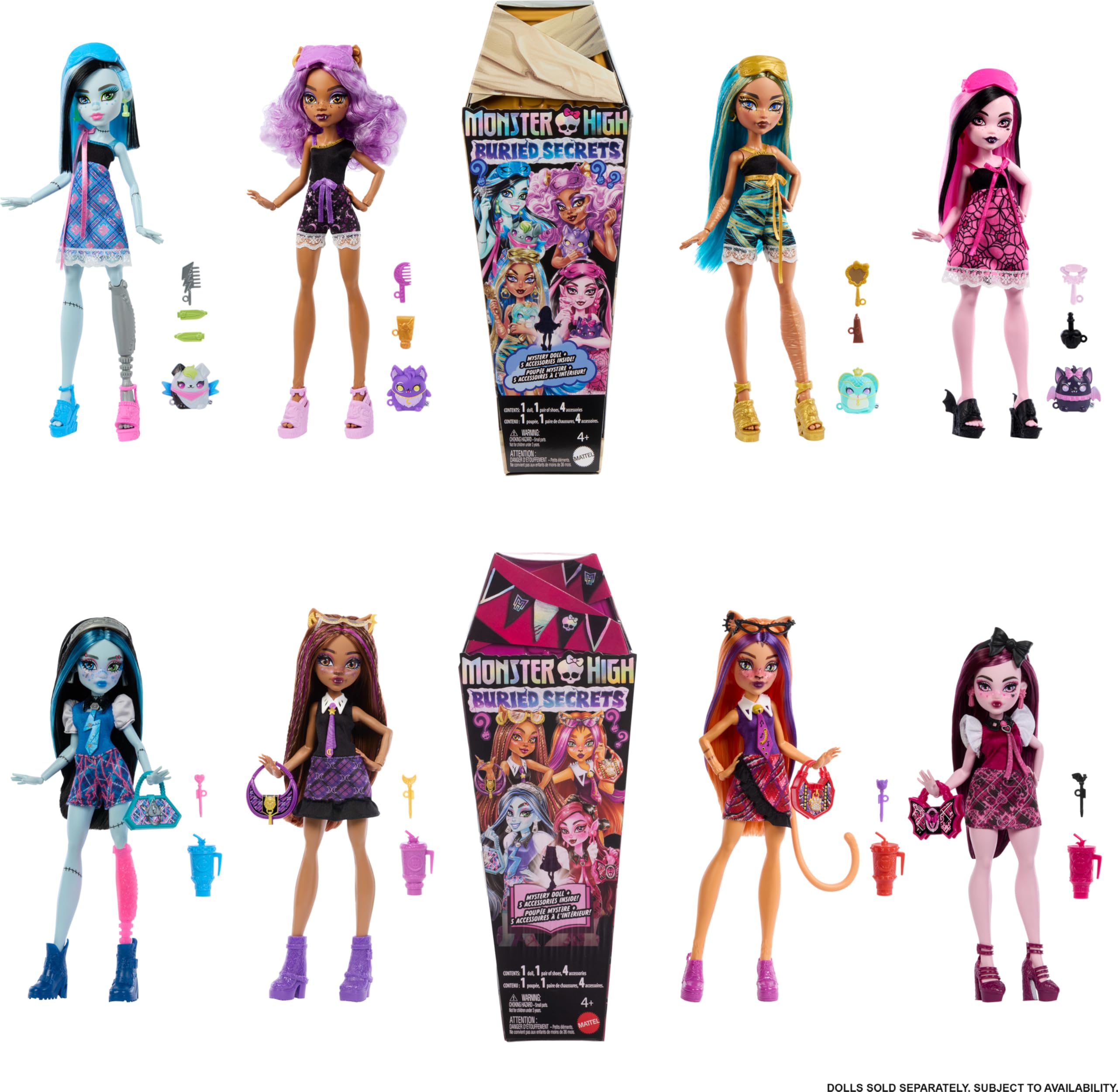 Monster High Buried Secrets Cozy Creepover Doll with Accessories (HYV64) 6