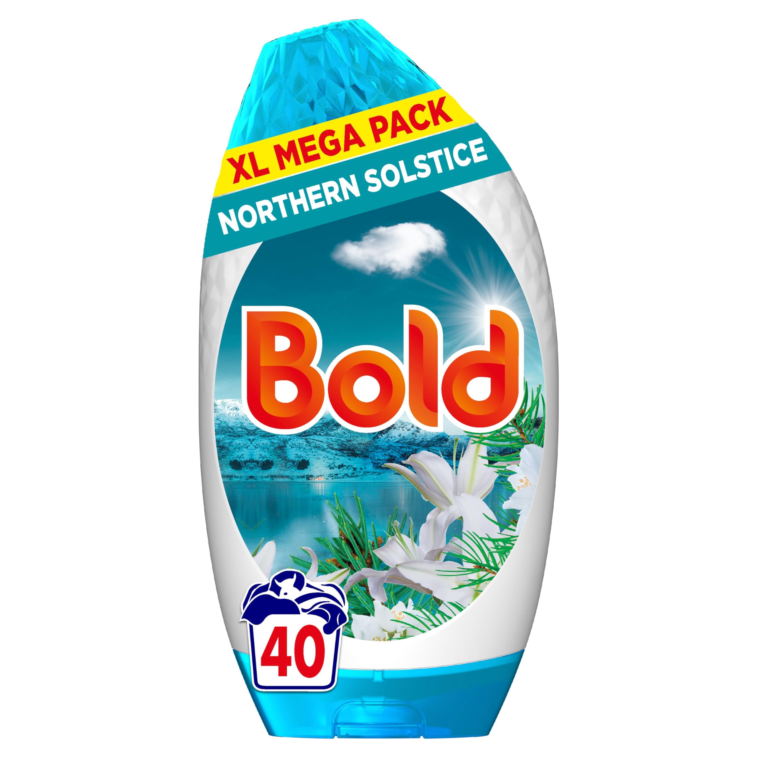 Bold Northern Solstice Liquid Detergent Gel - 40 Washes, 1.32L 1