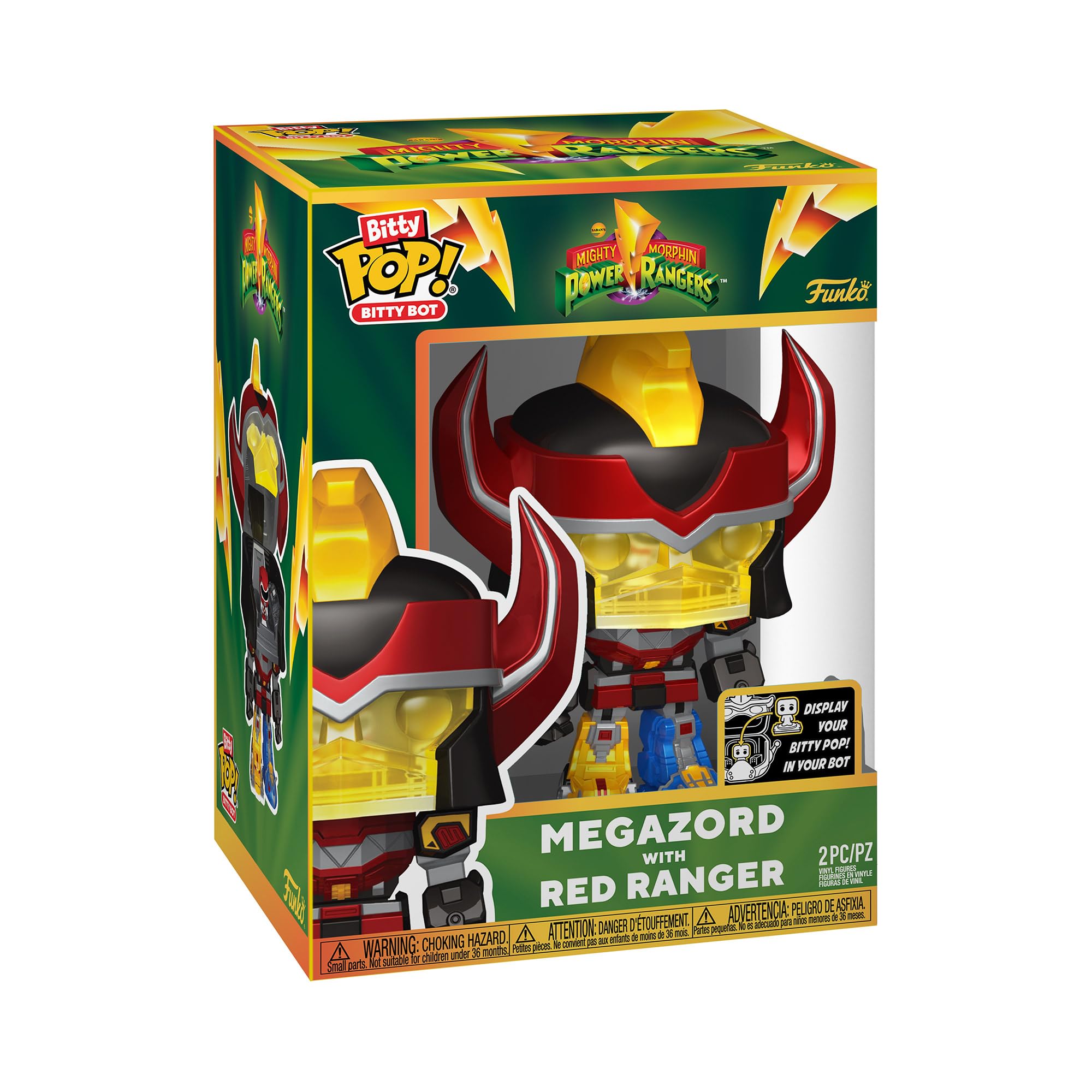 Funko Bitty POP! Power Rangers - Megazord with Red Ranger Vinyl Figure