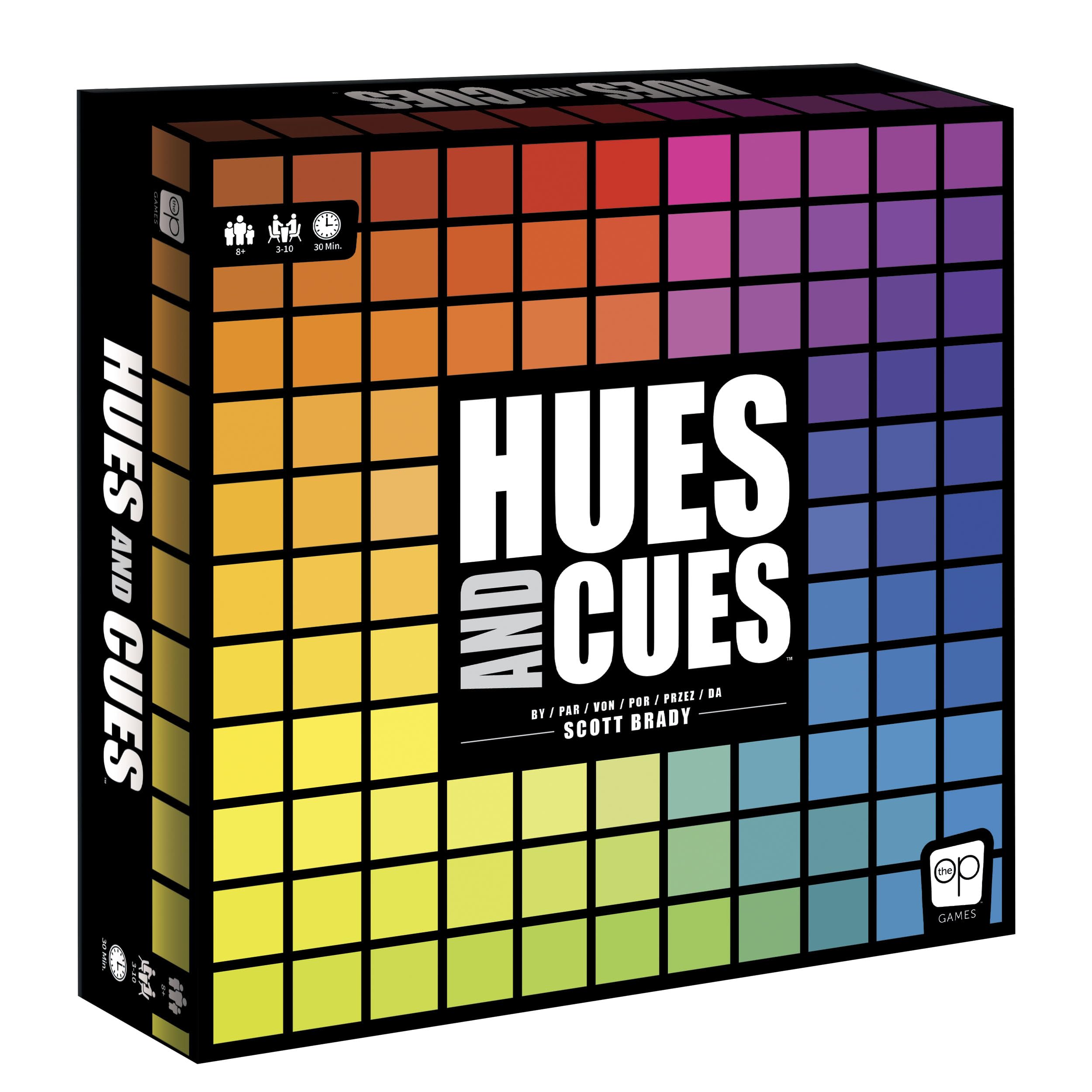 USAopoly Hues and Cues Multilingual Board Game | 3-10 Players | 30 Min Playtime | Ages 8+ 1