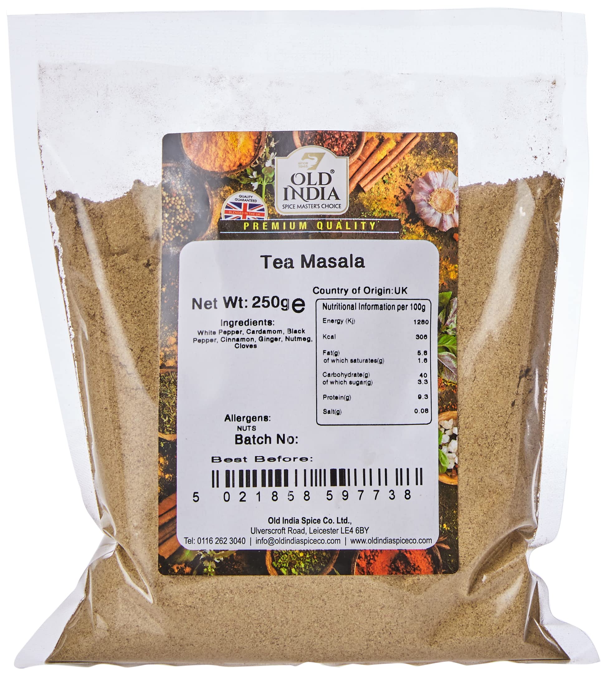 Old India Tea Masala Powder - 100% Natural Indian Seasoning | 250g 1