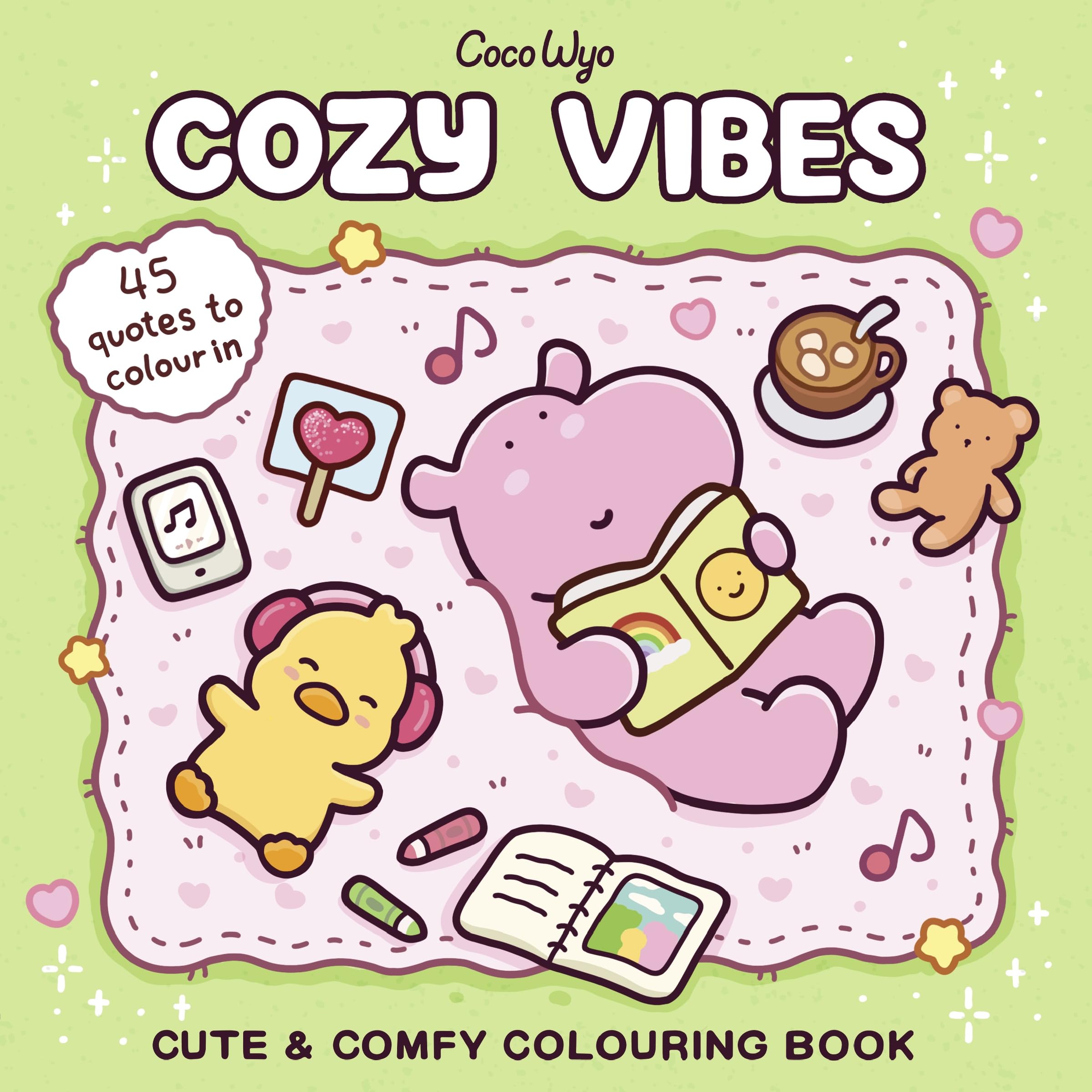 Penguin Cozy Vibes: A Cozy and Comfy Colouring Book by Coco Wyo | Paperback 1