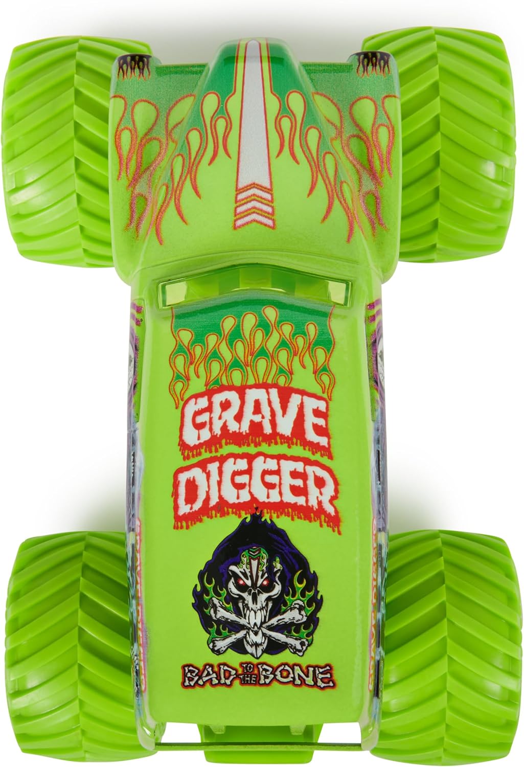 Monster Jam Grave Digger Monster Truck - 1:24 Scale Die-Cast Vehicle for Kids 2