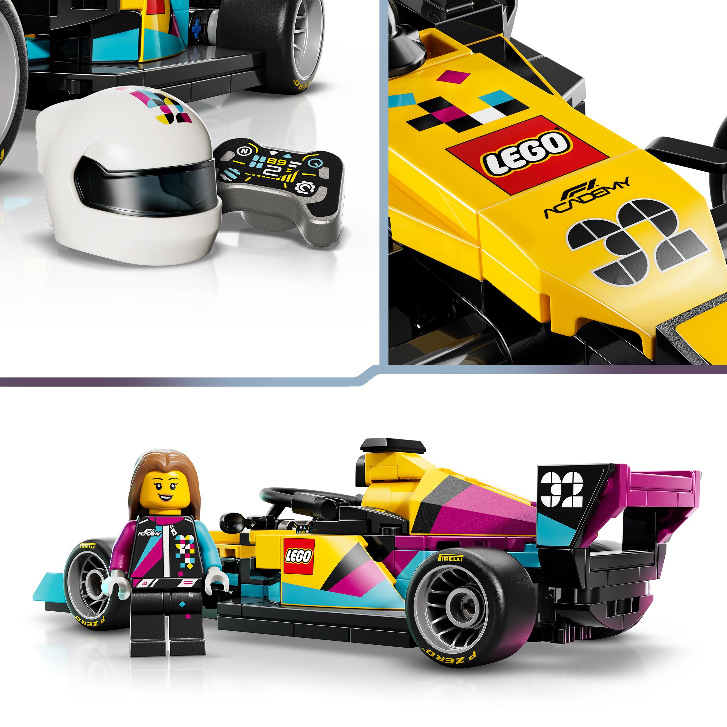 LEGO Speed Champions F1 ACADEMY Race Car Toy Model Kit 77258 | Ages 10+ 4