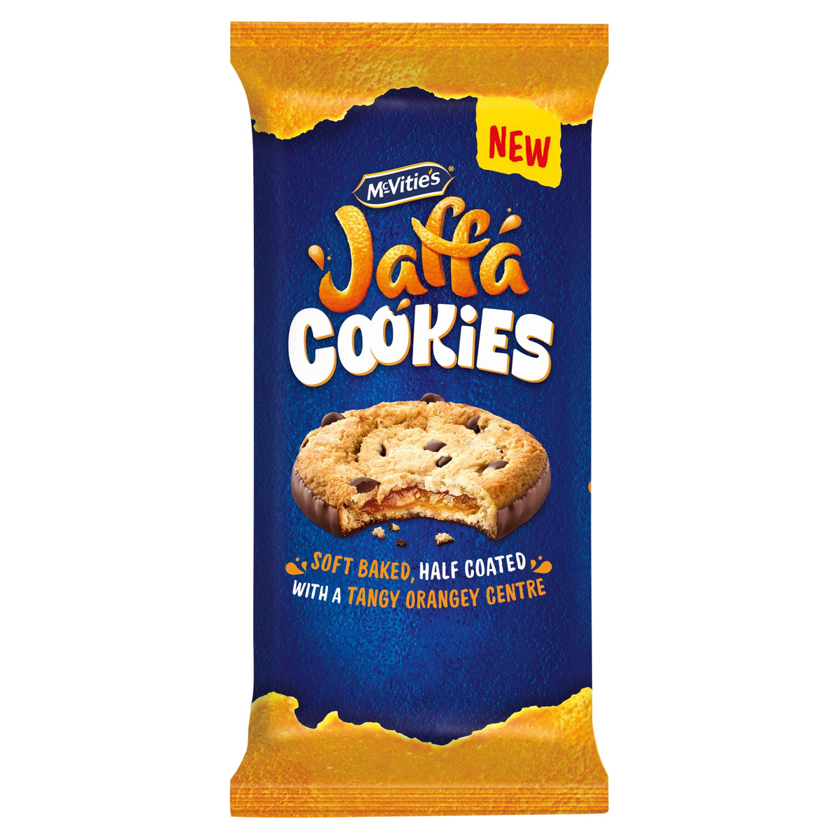 McVitie's Jaffa Cookies Half Coated Milk Chocolate 159g