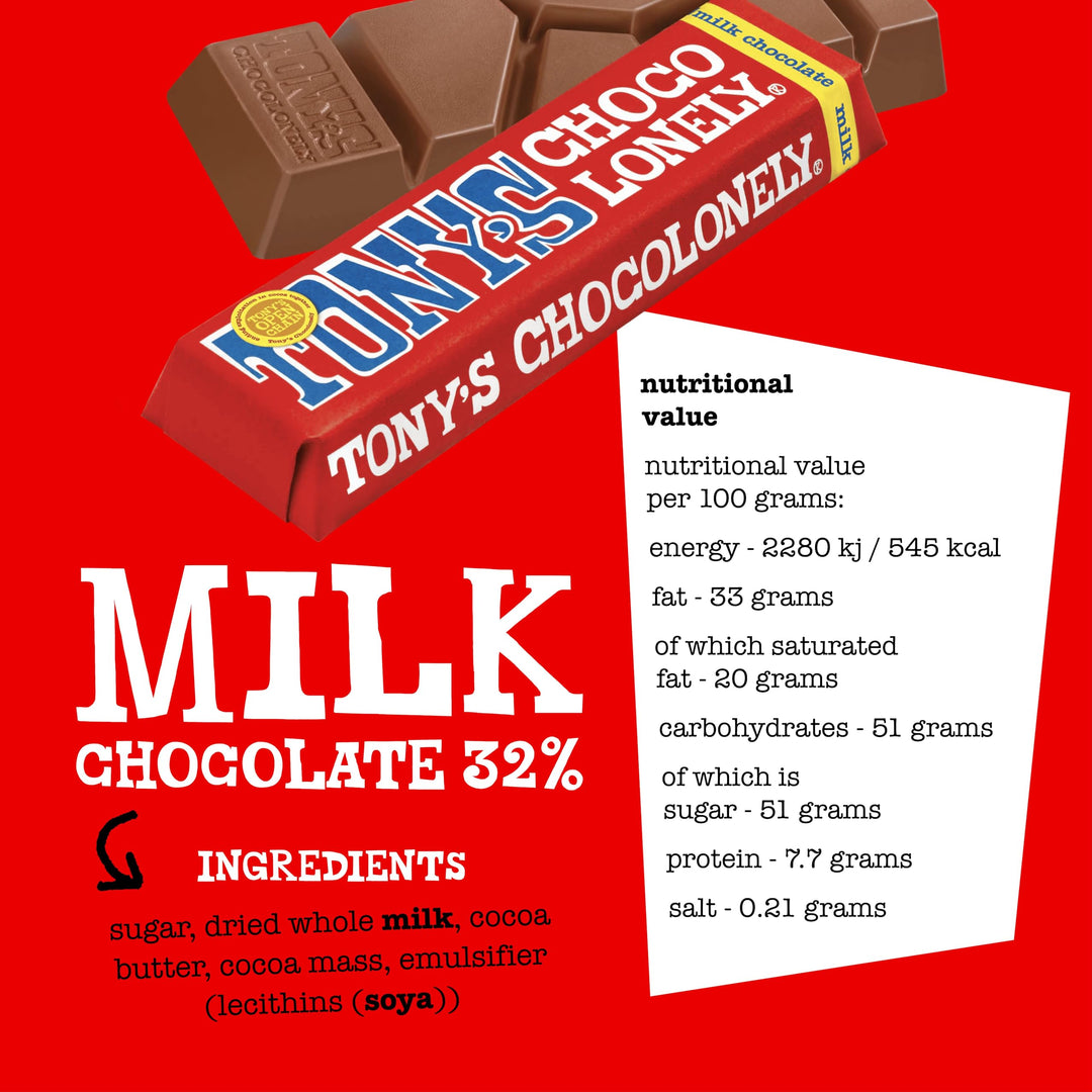 Tony's Chocolonely Extended Rainbow Tasting Pack - 8 Bars, 385g, Assorted Flavours