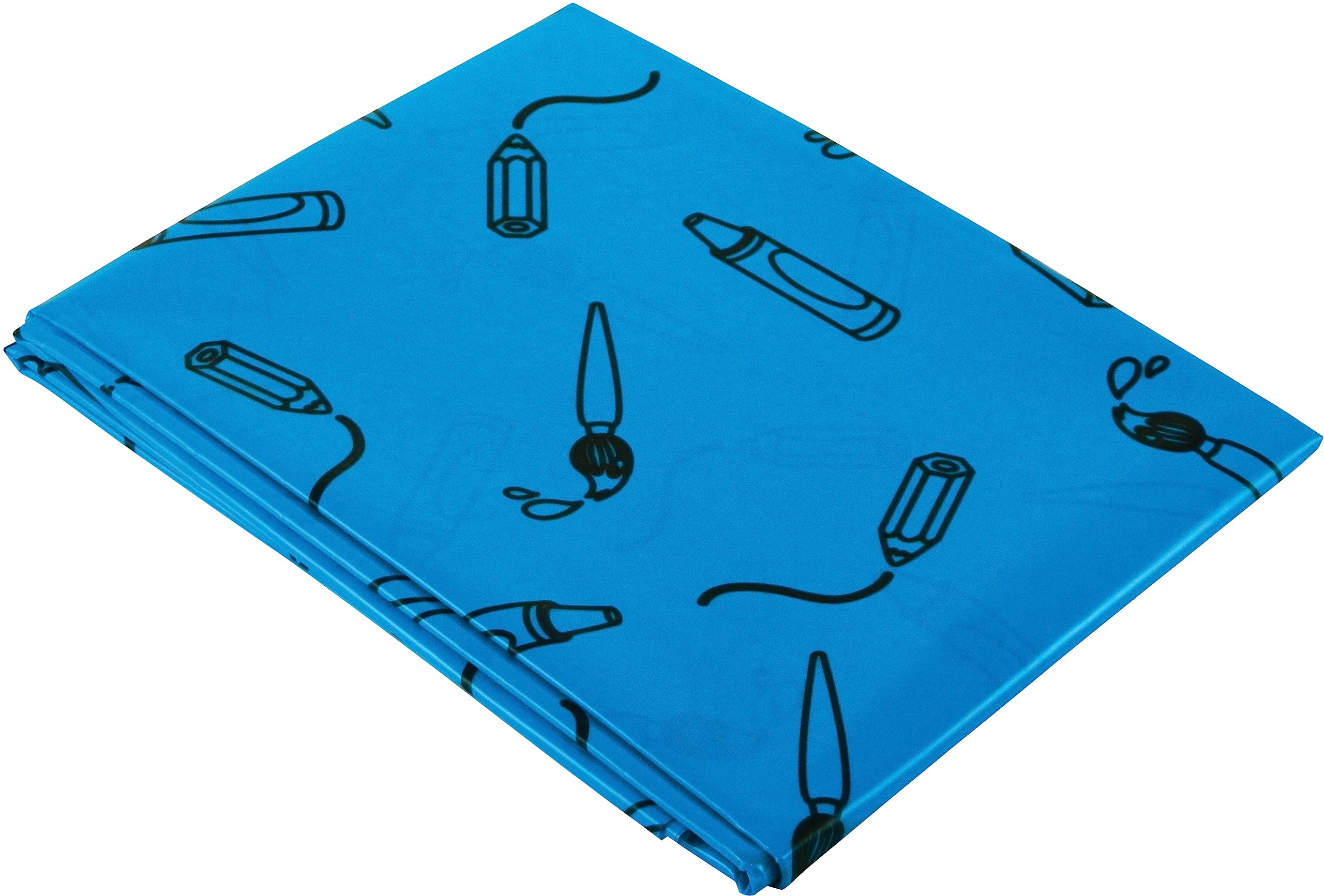Craftplay Splashmat Table Cover 1.5m x 1.5m Blue Arts & Crafts 1