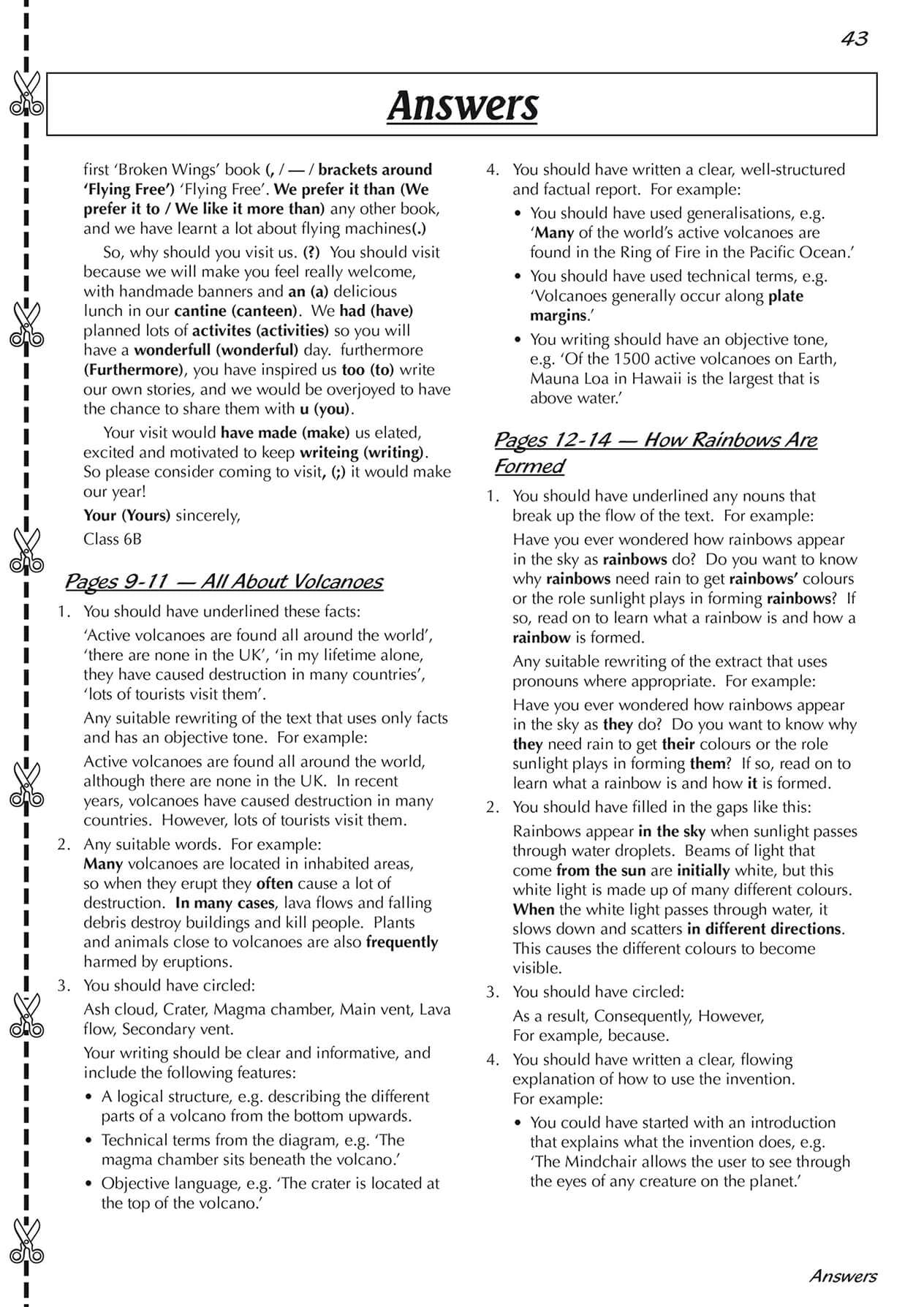 CGP Books Year 6 Writing Targeted Question Book - Ages 10-11 | Paperback | 48 Pages 8