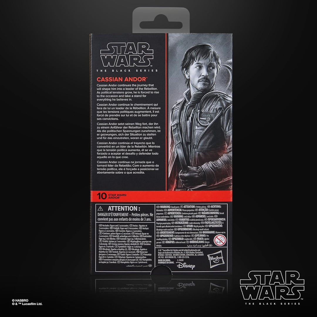 Hasbro Star Wars The Black Series Andor - Cassian Andor 6-Inch Action Figure (G0015)