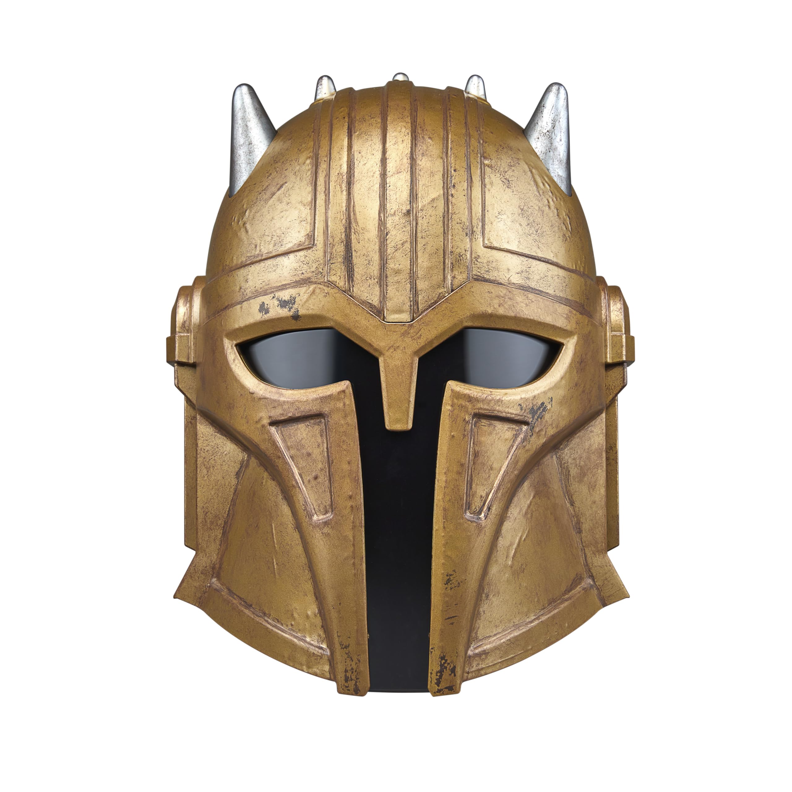 Star Wars The Black Series The Armorer Premium Electronic Helmet | Adult Roleplay | Gold