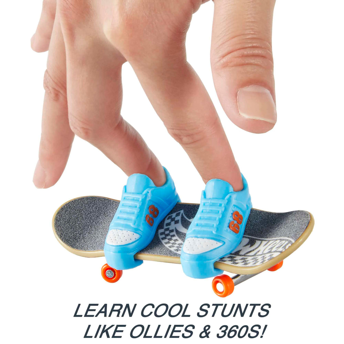 Hot Wheels Skate Fingerboard with Removable Skate Shoes - HGT46, Assorted