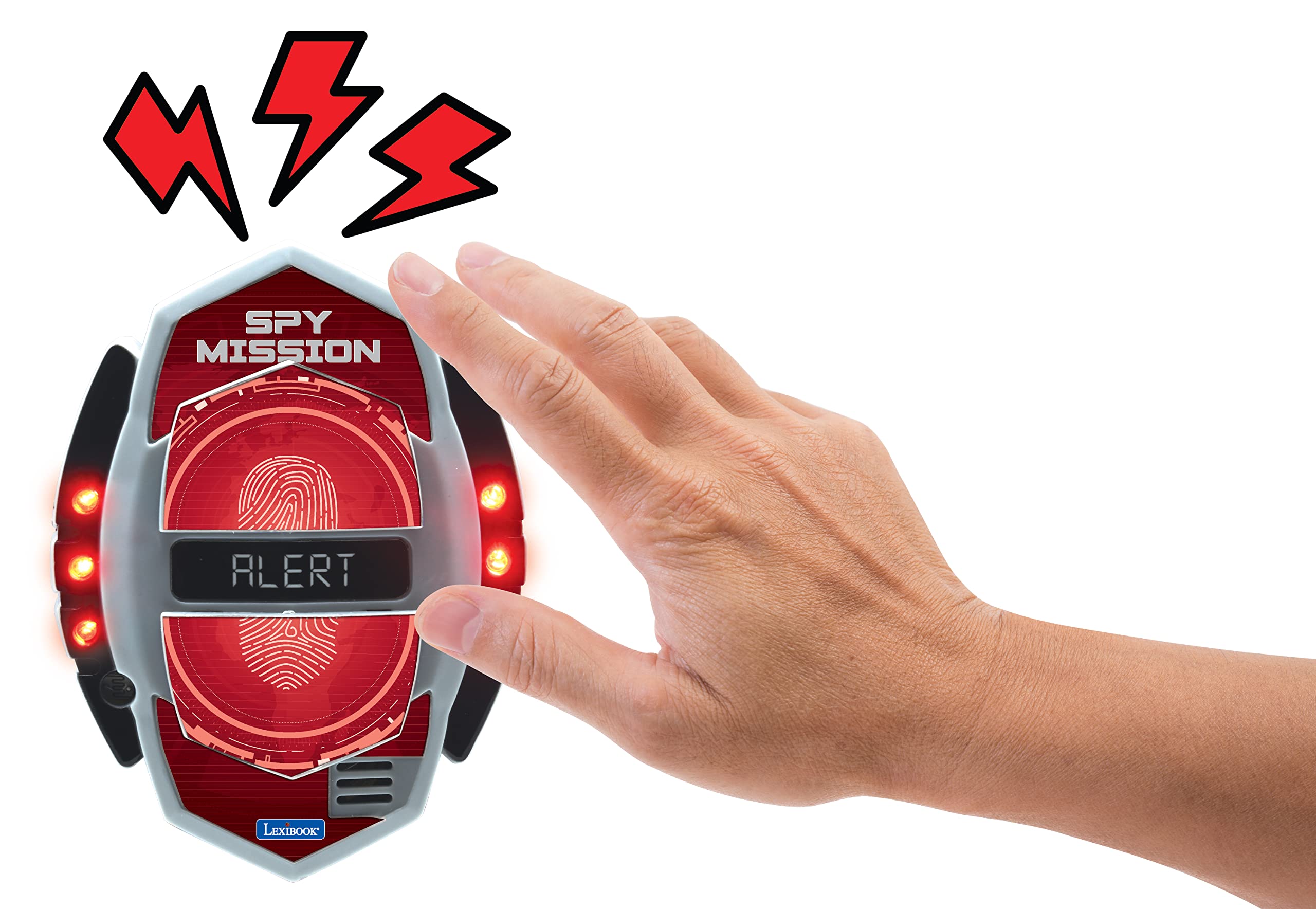LEXIBOOK Spy Mission Motion Detector with Alarm and Light Effects | Detects up to 12m | Ages 6+ 7