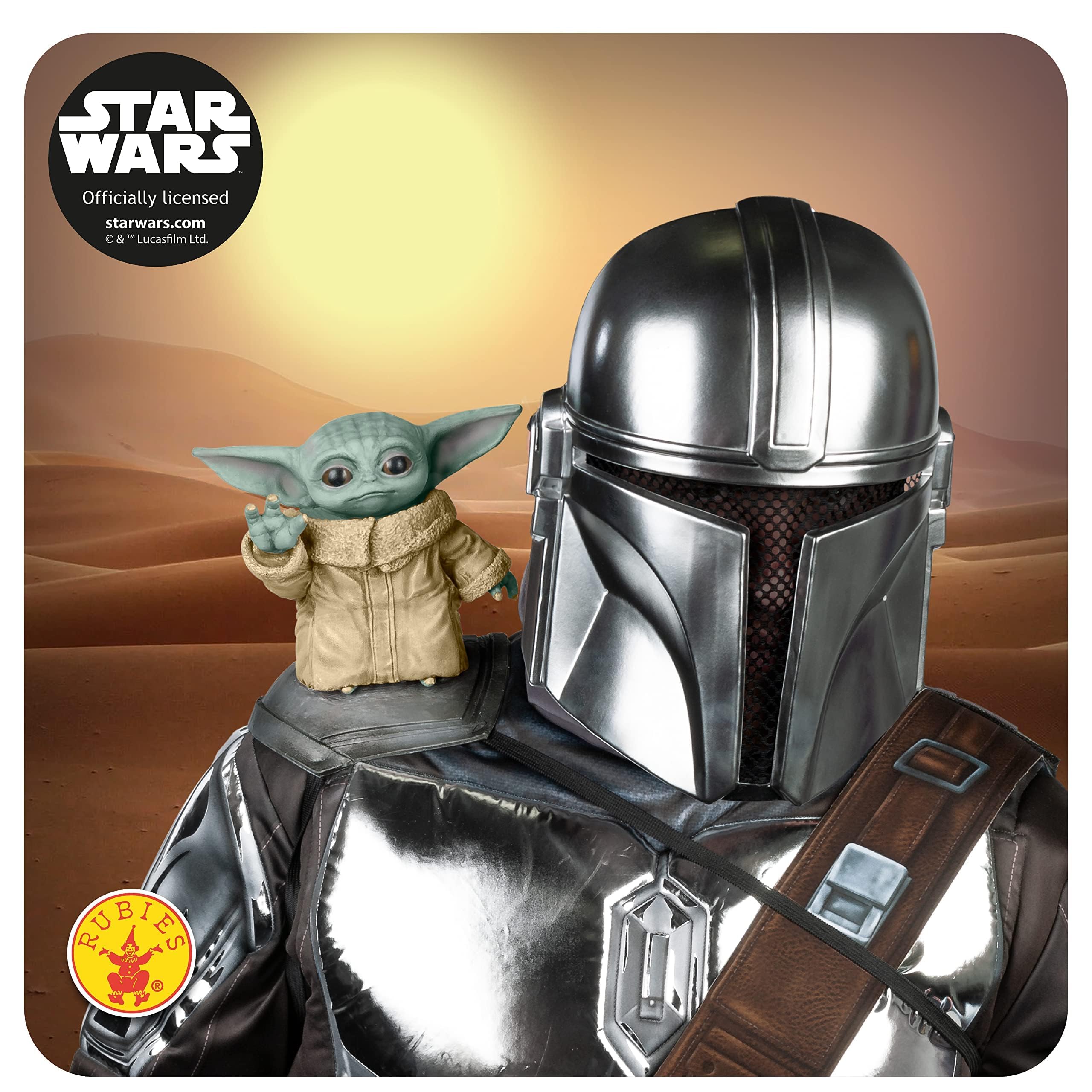 Rubies Star Wars The Mandalorian Child Shoulder Sitter Accessory | Polyvinyl Chloride | Unisex Adult 3