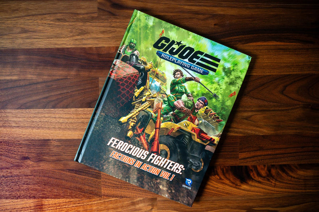 GI Joe RPG Ferocious Fighters Factions in Action HC (Hardcover Rulebook)