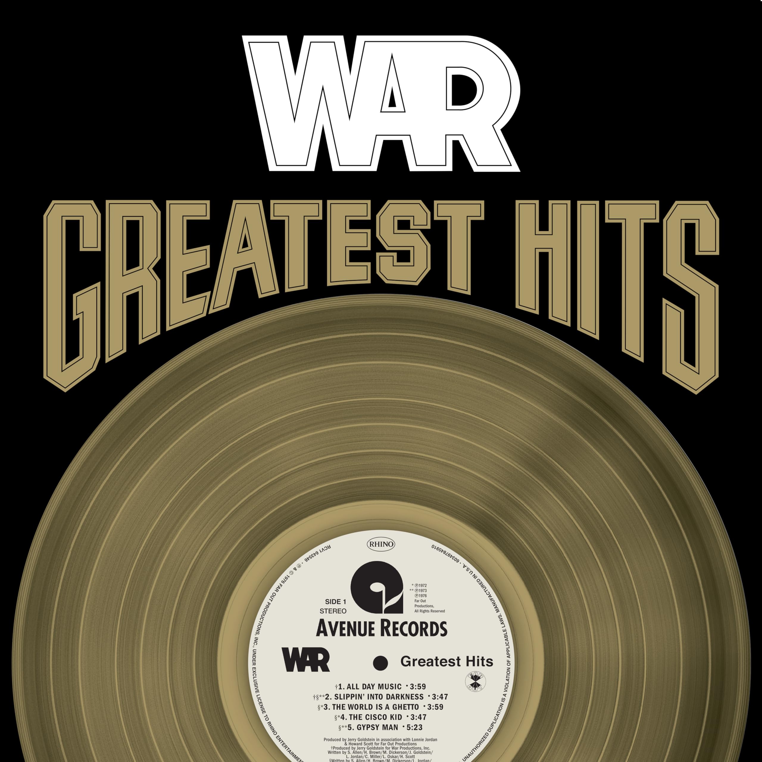 WAR - Greatest Hits [CD] 1