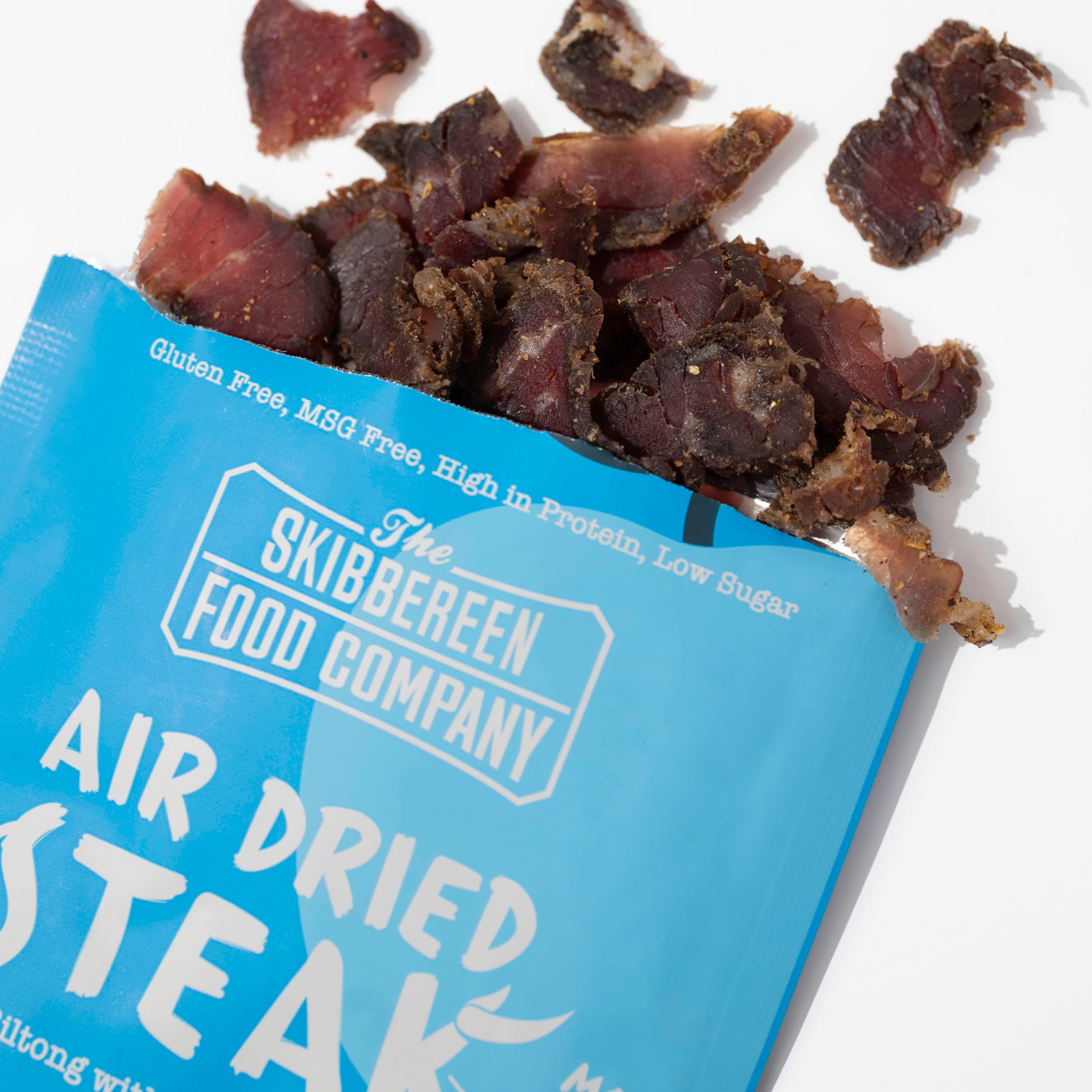 The Skibbereen Food Company Lean Beef Biltong Bites - Sweet Cider Flavor | 8 x 30g Pack | High Protein, Gluten Free 4