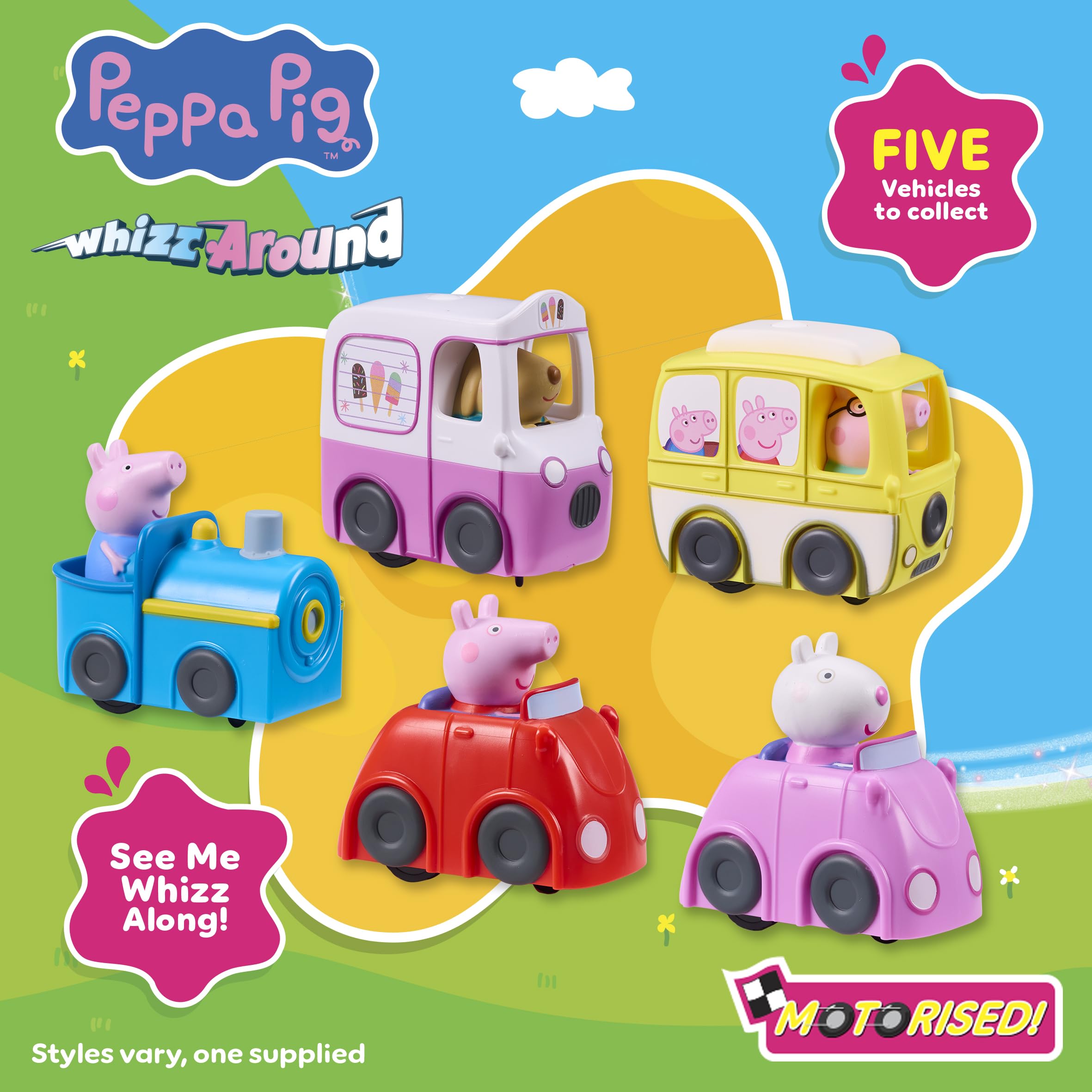 Peppa Pig Whizz Around Little Blue Train - Motorised Vehicle for Toddlers 2+ 6