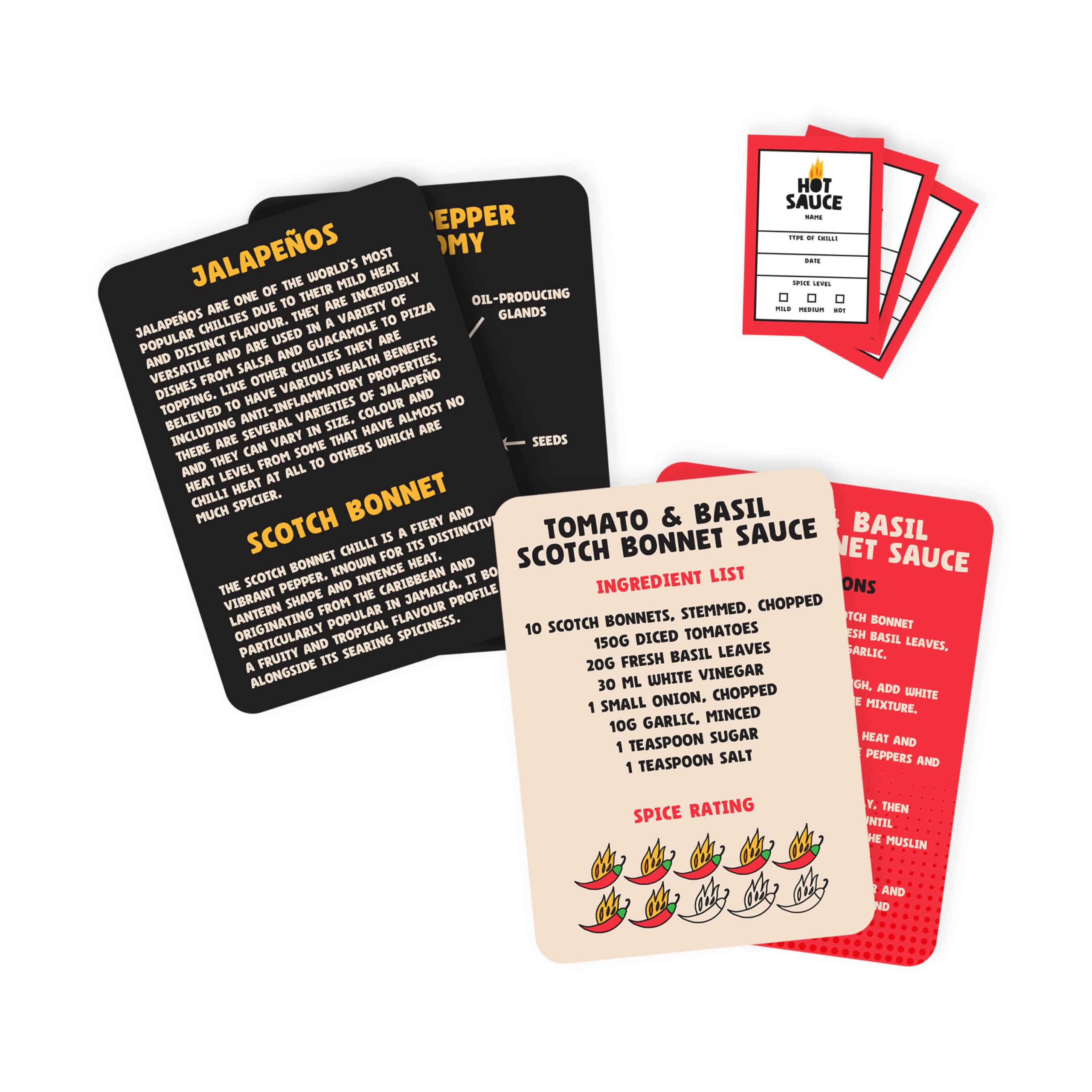 Gift Republic Grow Your Own Hot Sauce Kit - Includes Habanero, Scotch Bonnet & Jalapeño Seeds 6