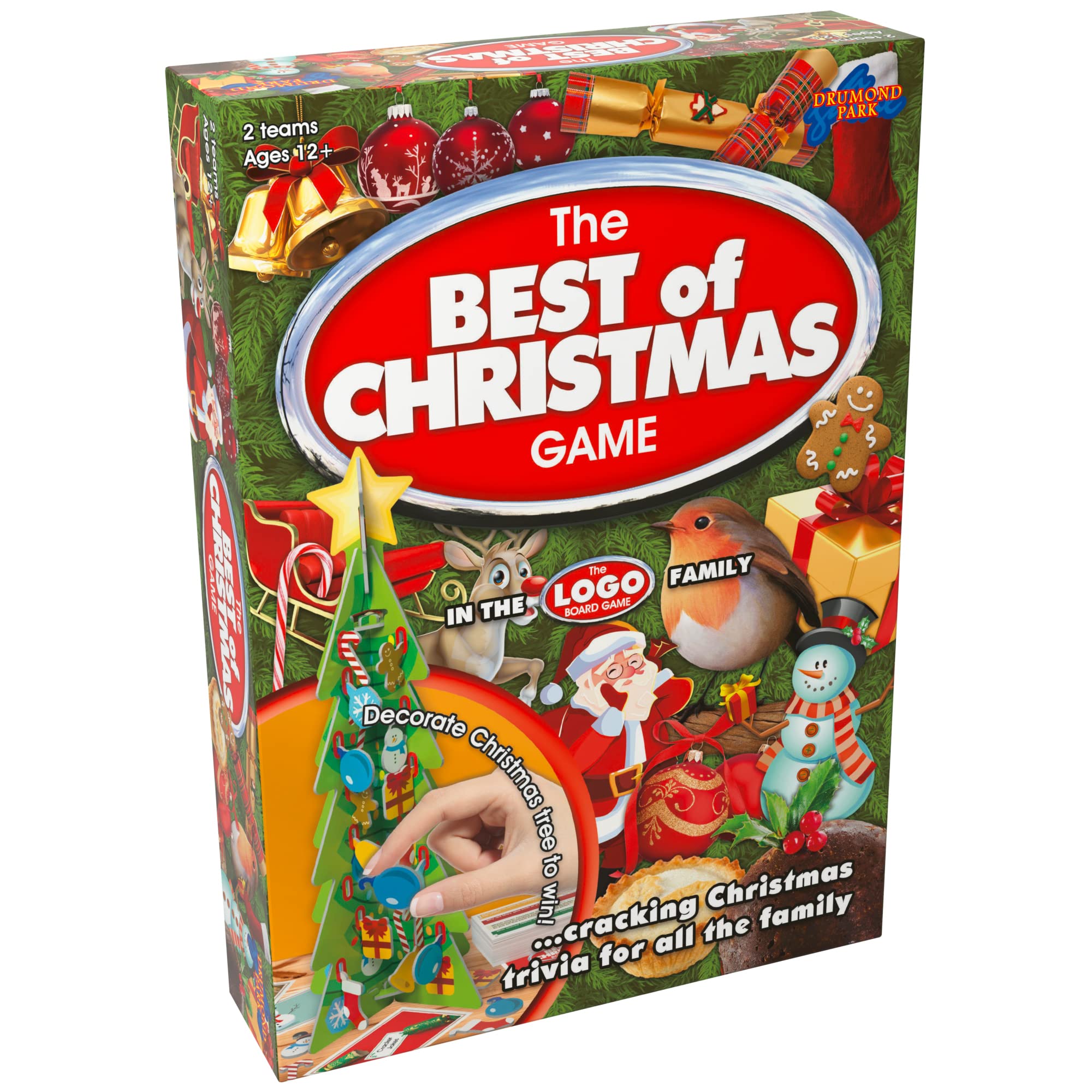 Drumond Park The Best of Christmas Family Board Game - Cracking Christmas Trivia Game for Adults and Kids 1