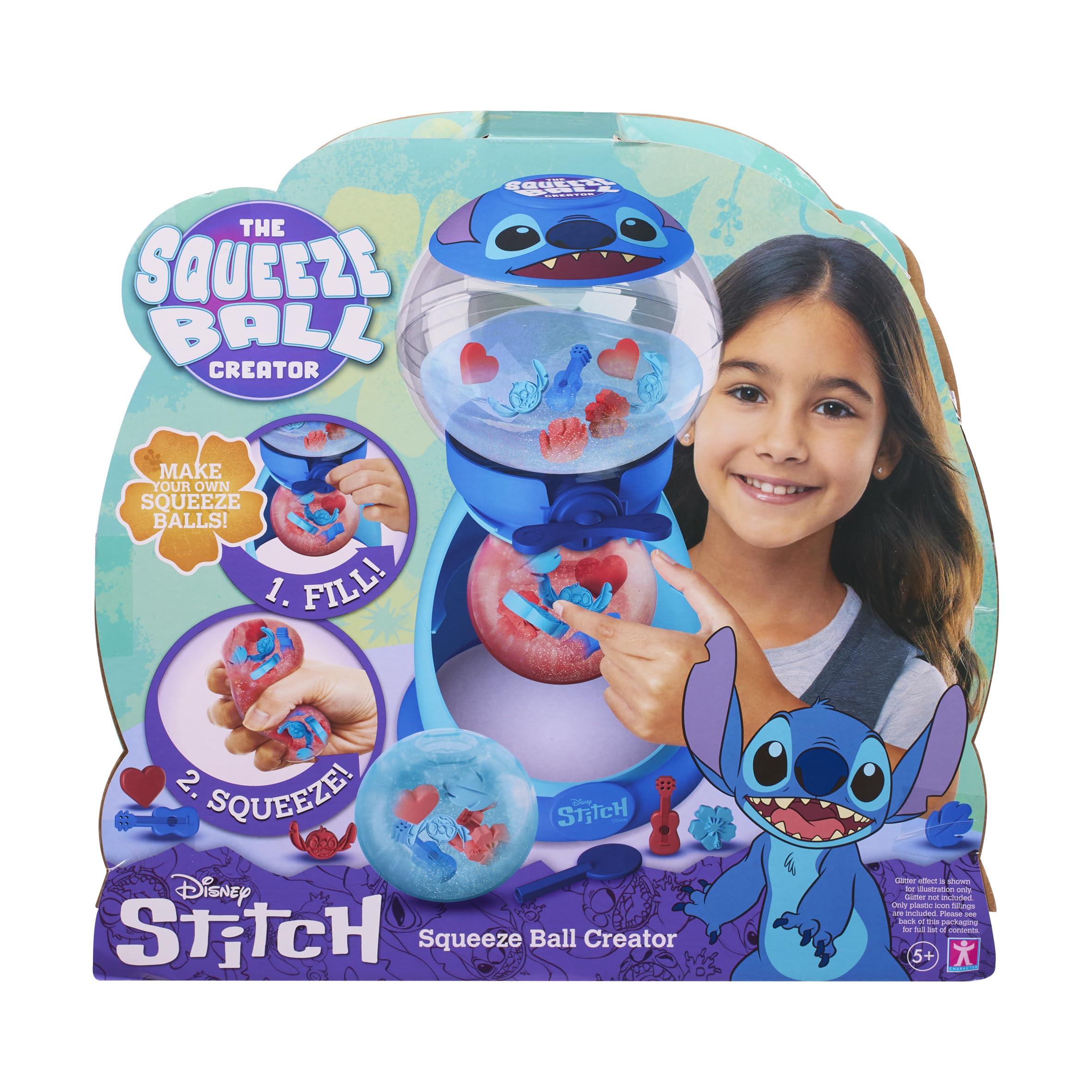 Disney Stitch Squeeze Ball Creator - Make 3 Reusable Sensory Squeeze Balls | Ages 5+