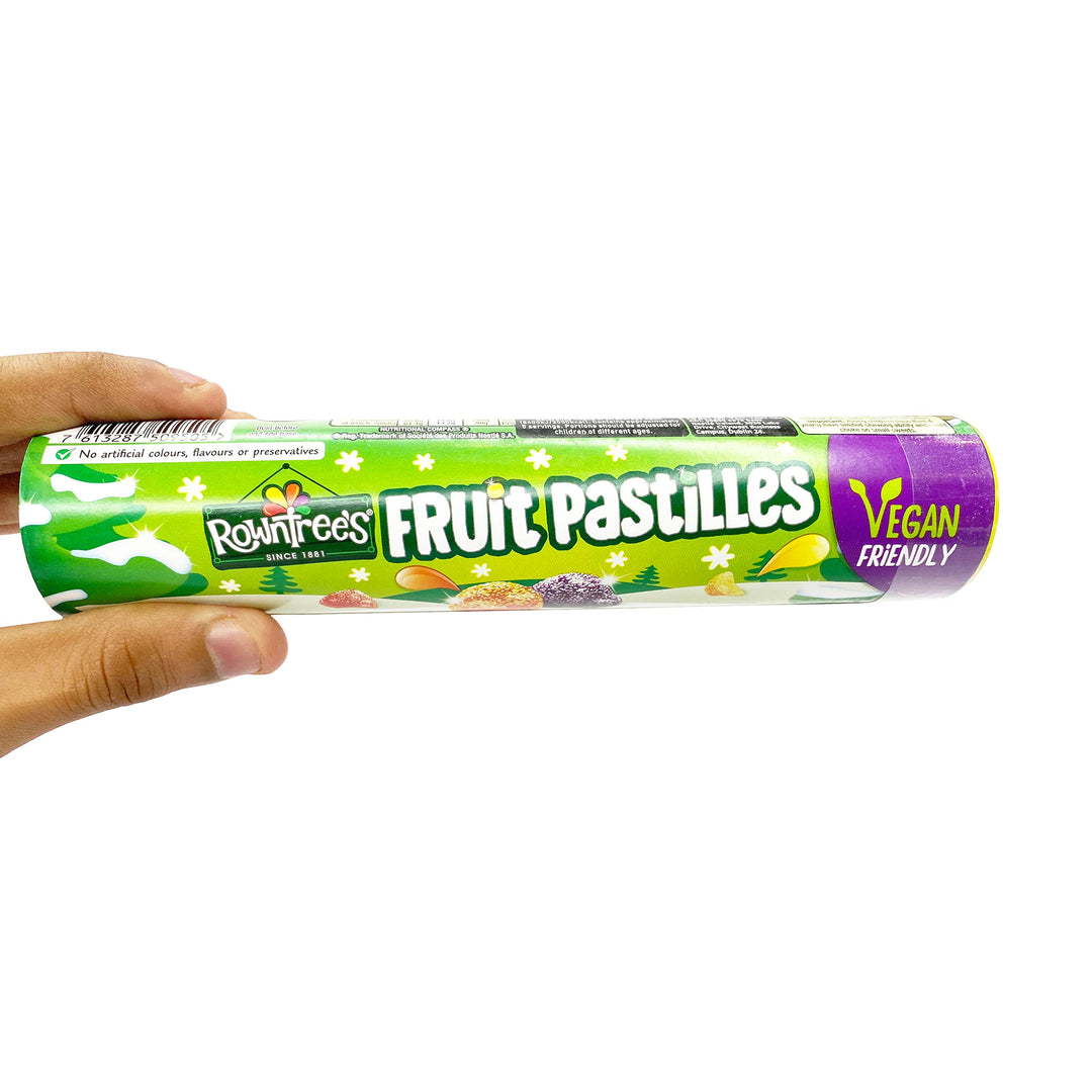 Rowntree's Fruit Pastilles Giant Tube - 115g Vegan Chewy Fruit Sweets