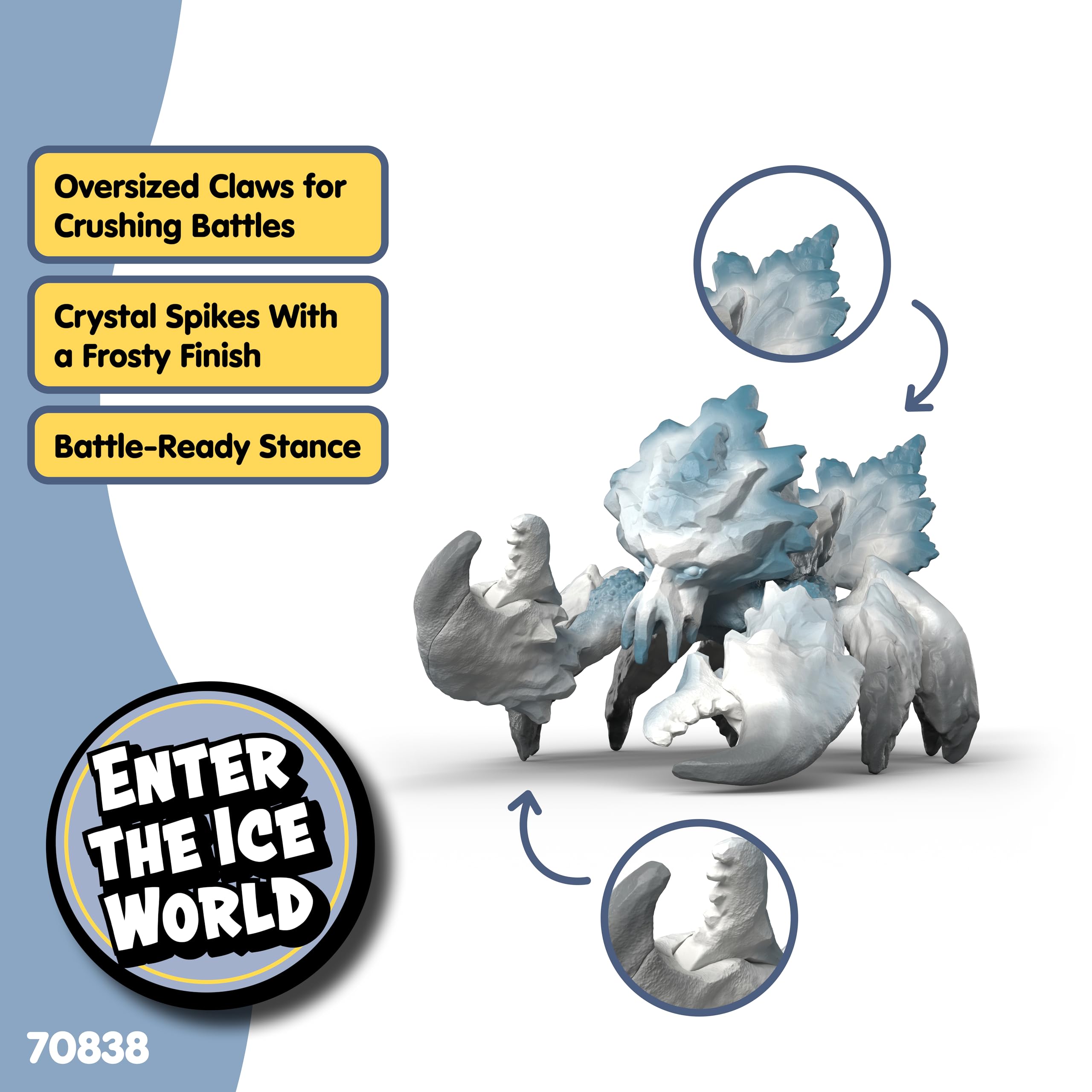 Schleich ELDRADOR Ice Crab Toy Figurine - Kids 7+ | Model 70838 2