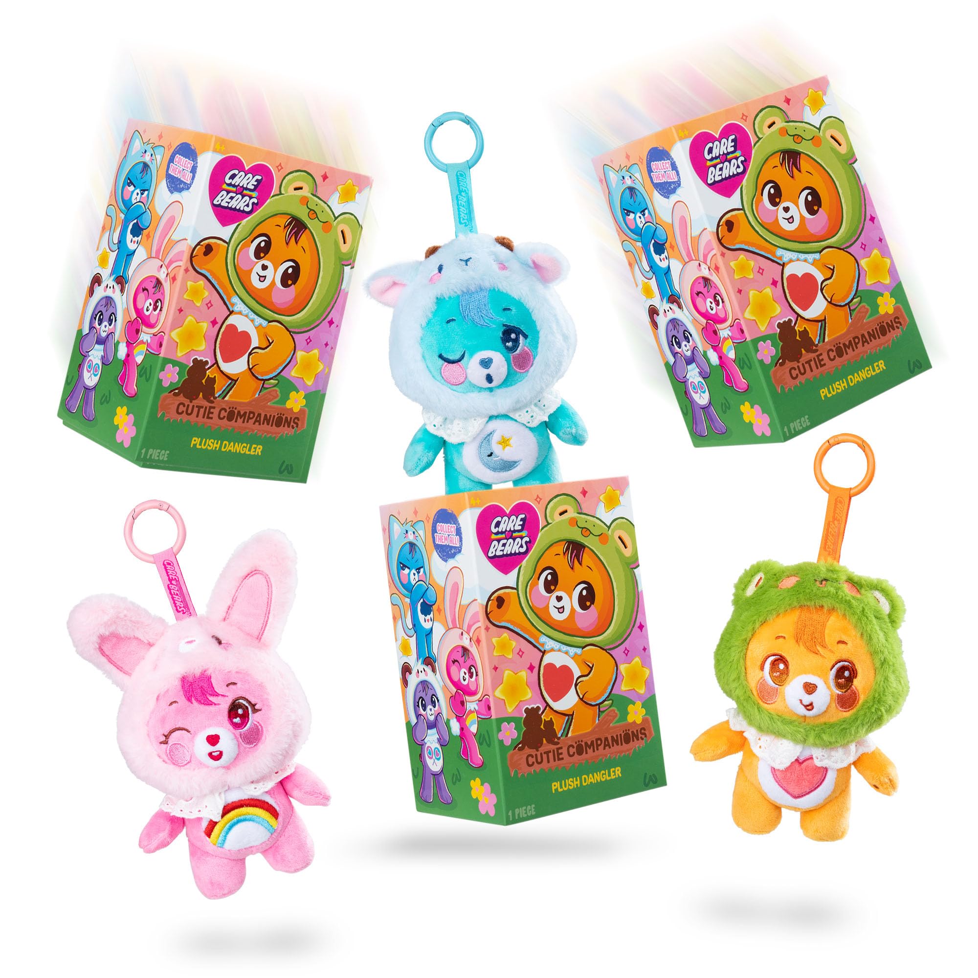 Care Bears Cutie Champions Plush Dangler - 15cm, Blind Box Surprise, Ages 4+ 1